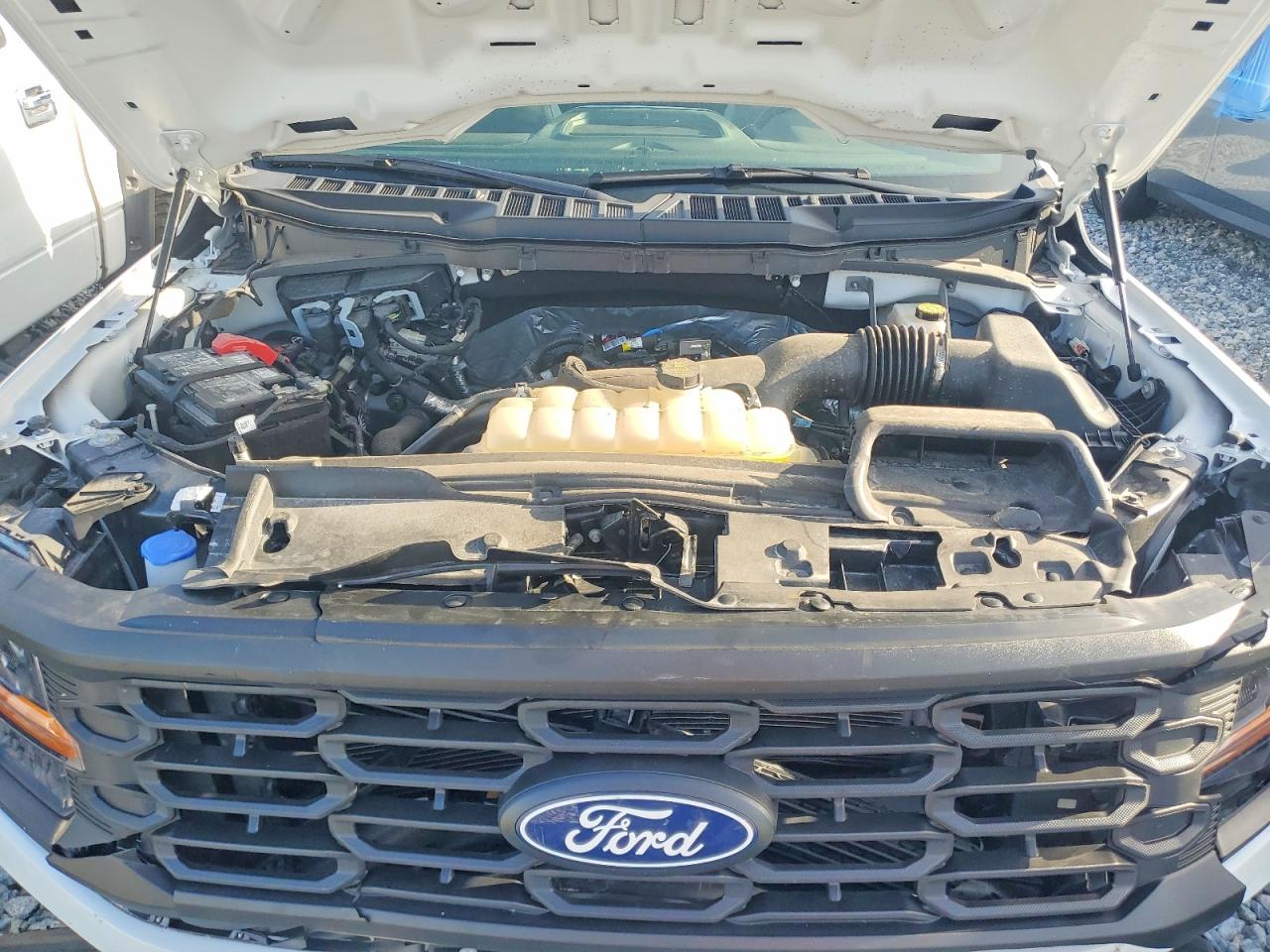 2025 Ford F150 Xl White vin: 1FTMF1KP6SKD73065