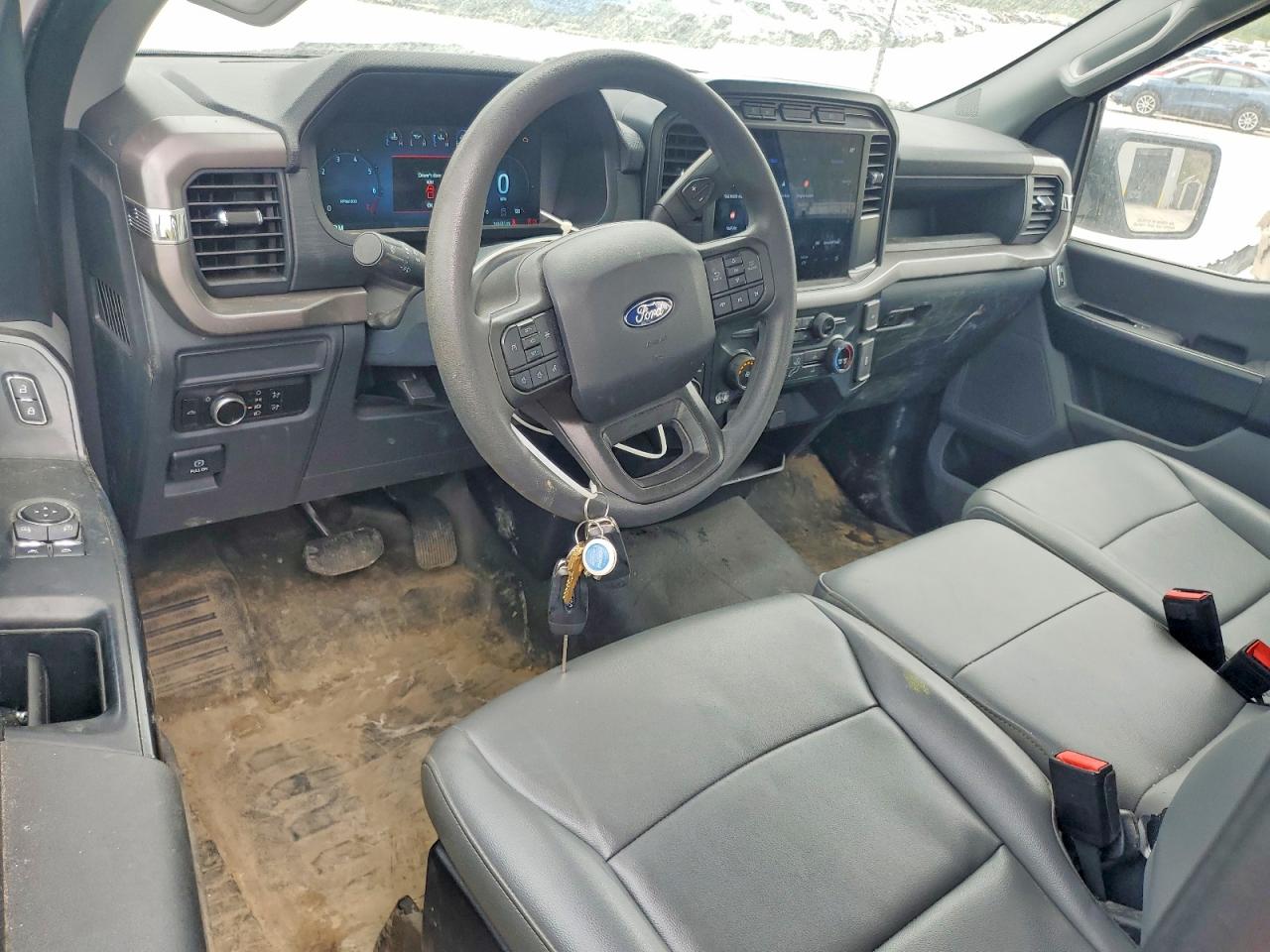 2024 Ford F150 Xl White vin: 1FTMF1LP1RKF69651