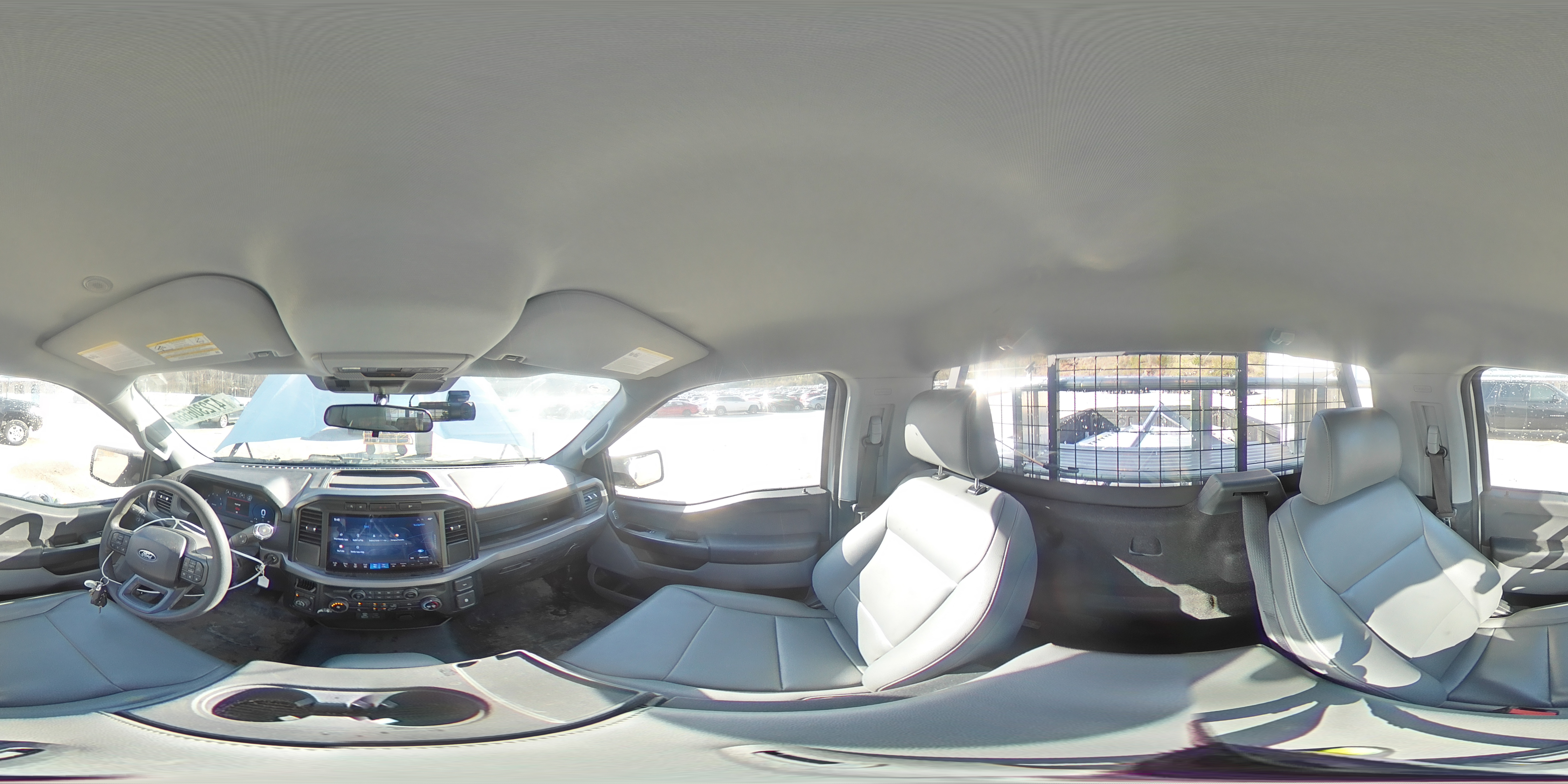 2024 Ford F150 Xl White vin: 1FTMF1LP1RKF69651
