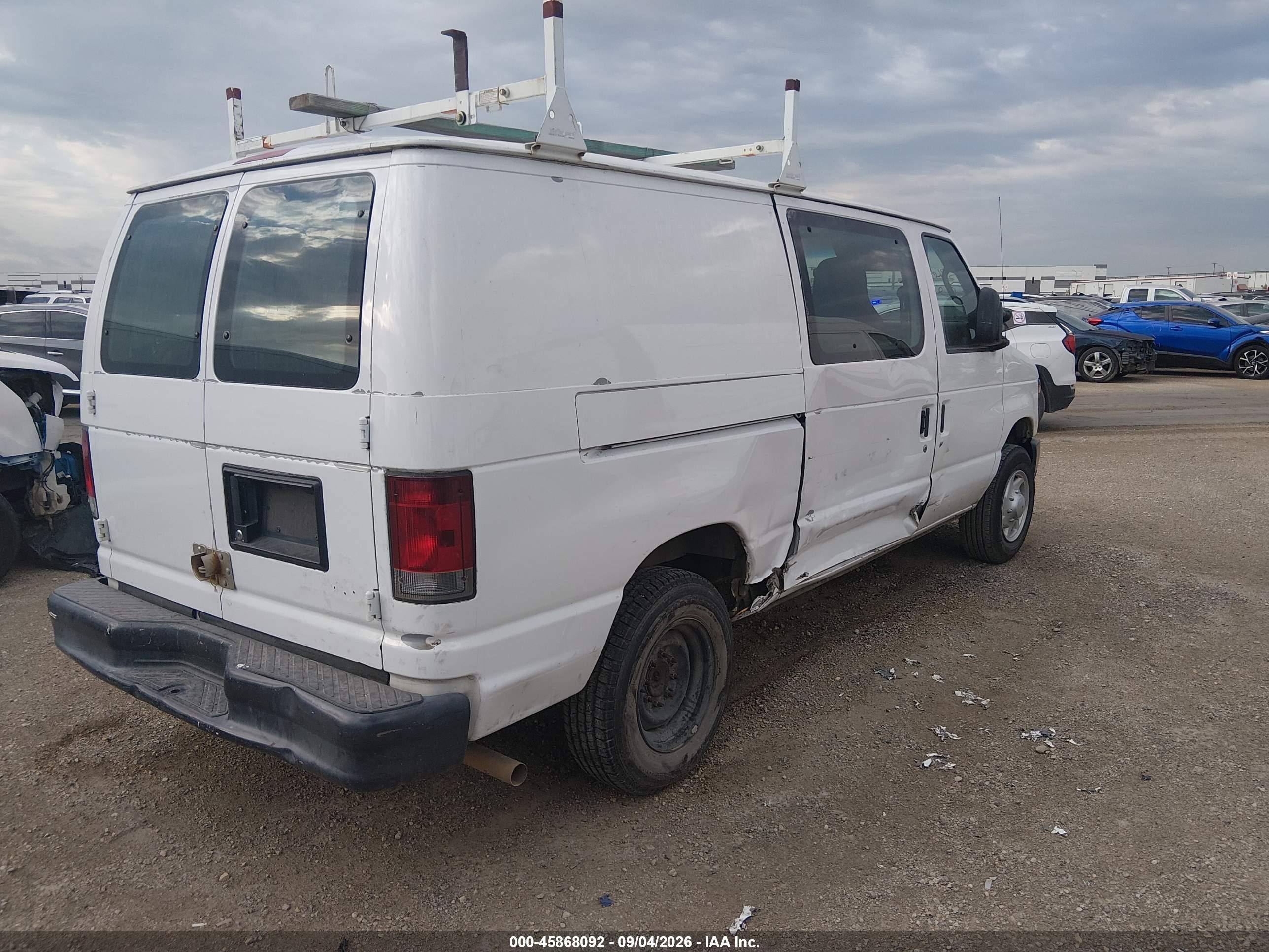 2009 Ford E-150 Commercial White vin: 1FTNE14W09DA68350