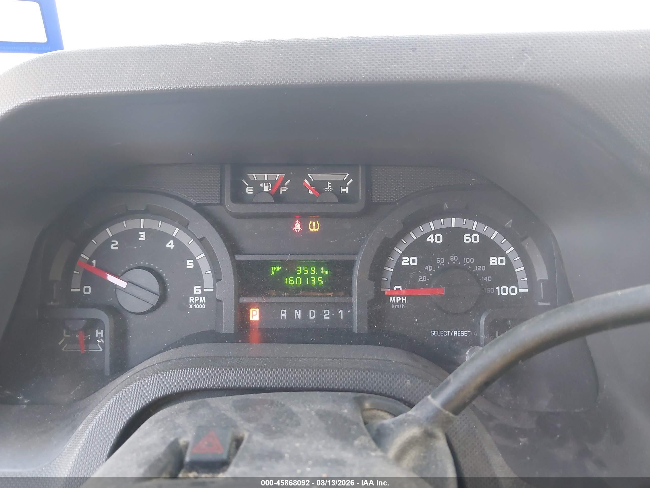 2009 Ford E-150 Commercial White vin: 1FTNE14W09DA68350
