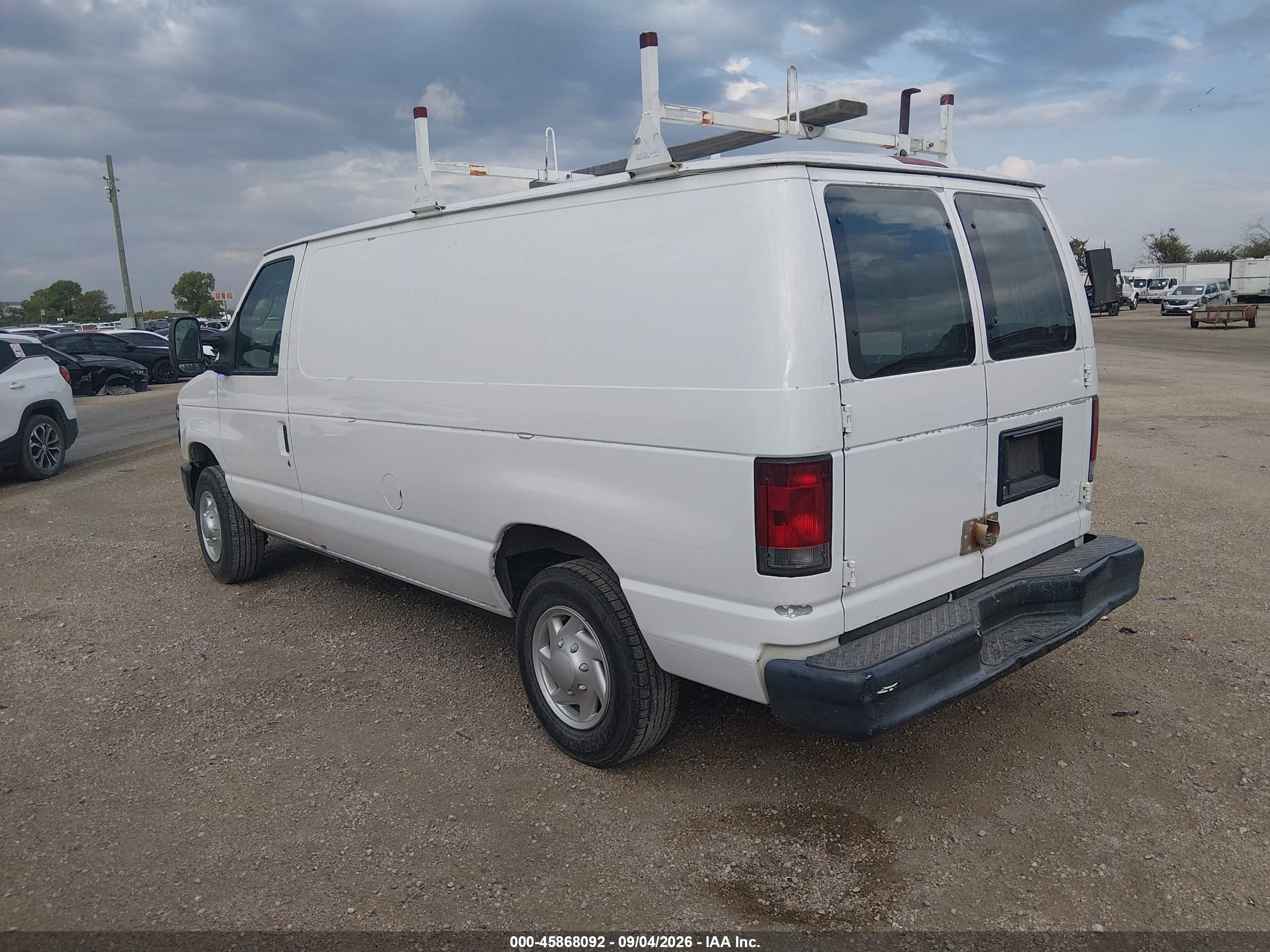 2009 Ford E-150 Commercial White vin: 1FTNE14W09DA68350