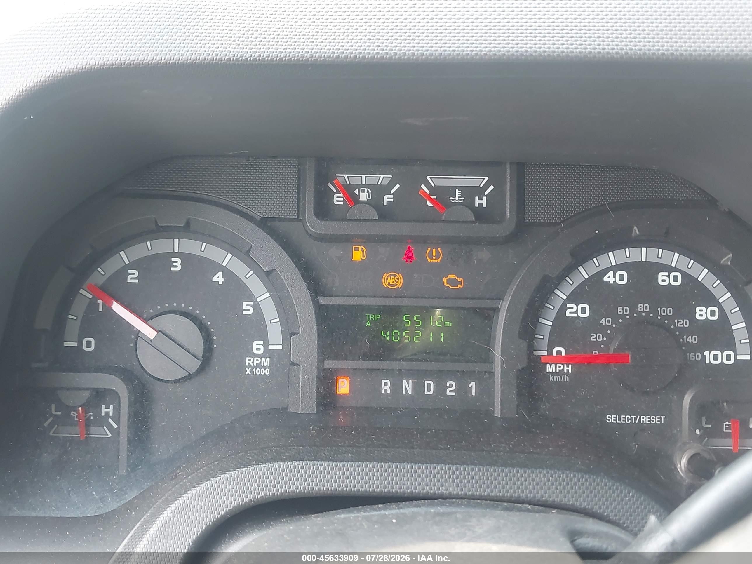 2009 Ford E-150 Commercial/recreational White vin: 1FTNE14W19DA88669