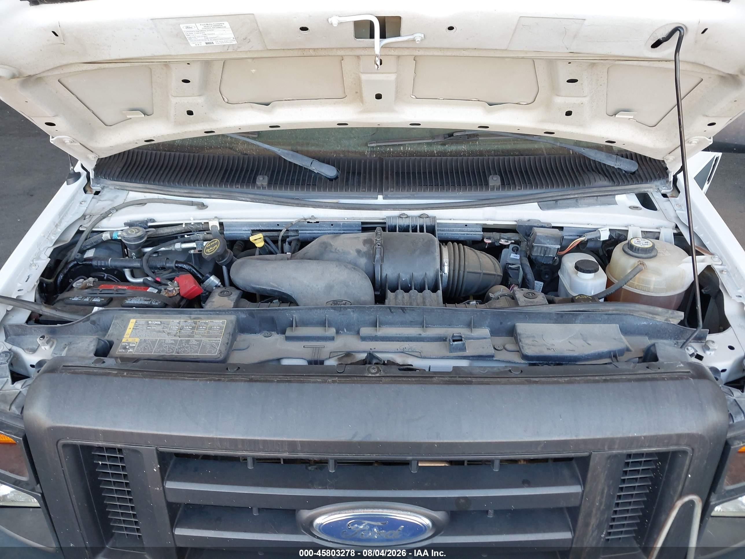 2008 Ford E-150 Commercial/recreational White vin: 1FTNE14W48DA13253