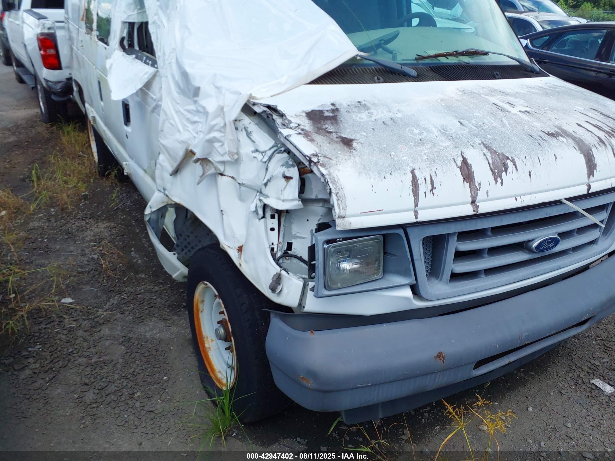 2007 Ford E-150 Commercial/recreational Белый vin: 1FTNE14W67DA41957