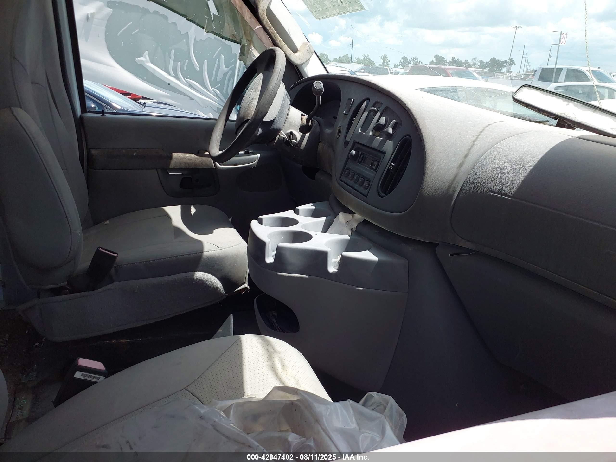 2007 Ford E-150 Commercial/recreational Белый vin: 1FTNE14W67DA41957