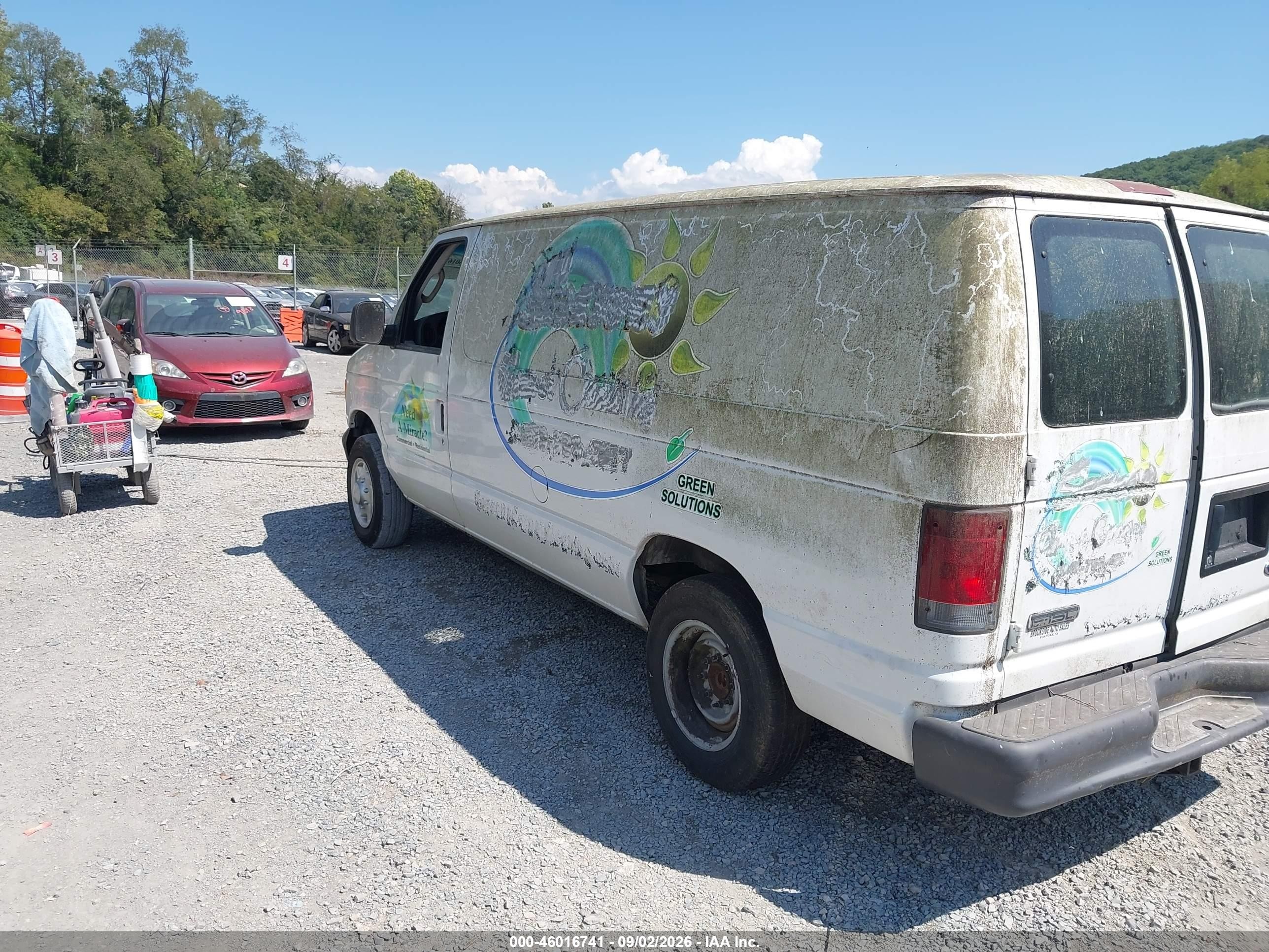 2007 Ford E-150 Commercial/recreational White vin: 1FTNE14W67DB35336