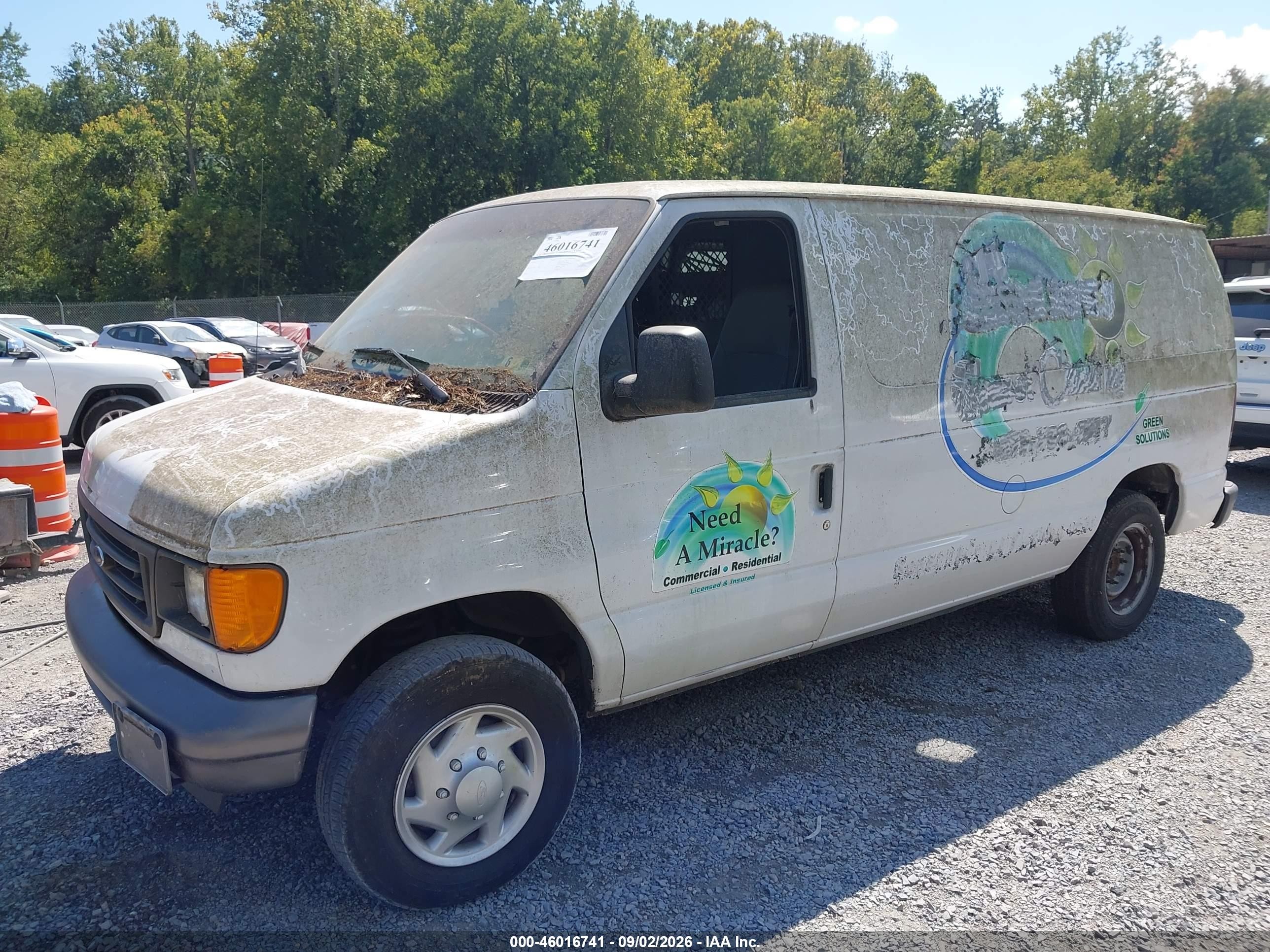 2007 Ford E-150 Commercial/recreational White vin: 1FTNE14W67DB35336