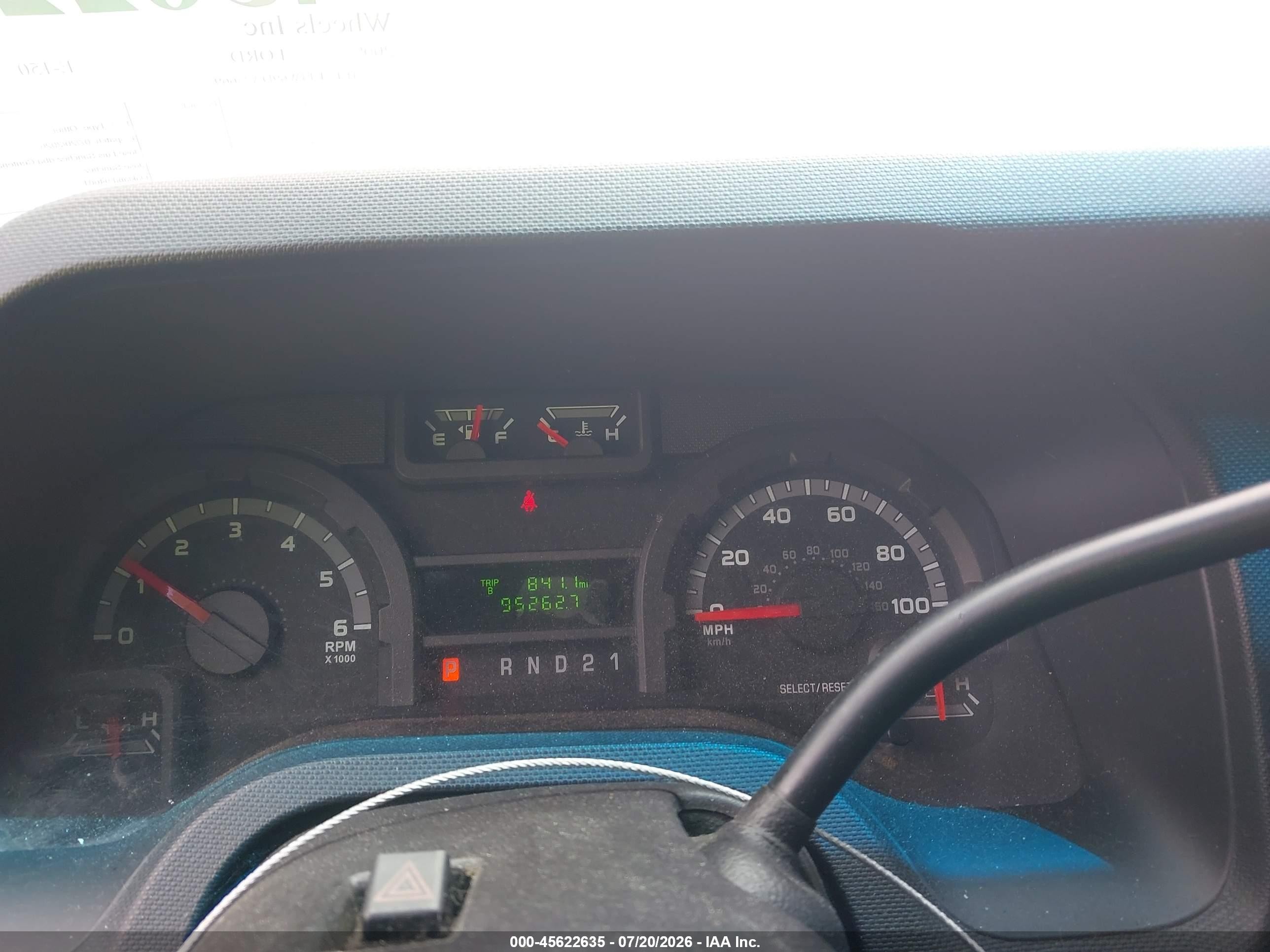 2009 Ford E-150 Commercial/recreational Белый vin: 1FTNE14W69DA23669
