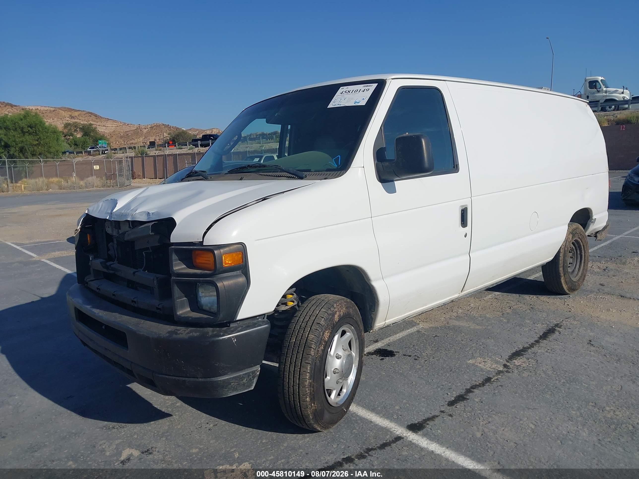 2008 Ford E-150   White vin: 1FTNE14W78DA19676