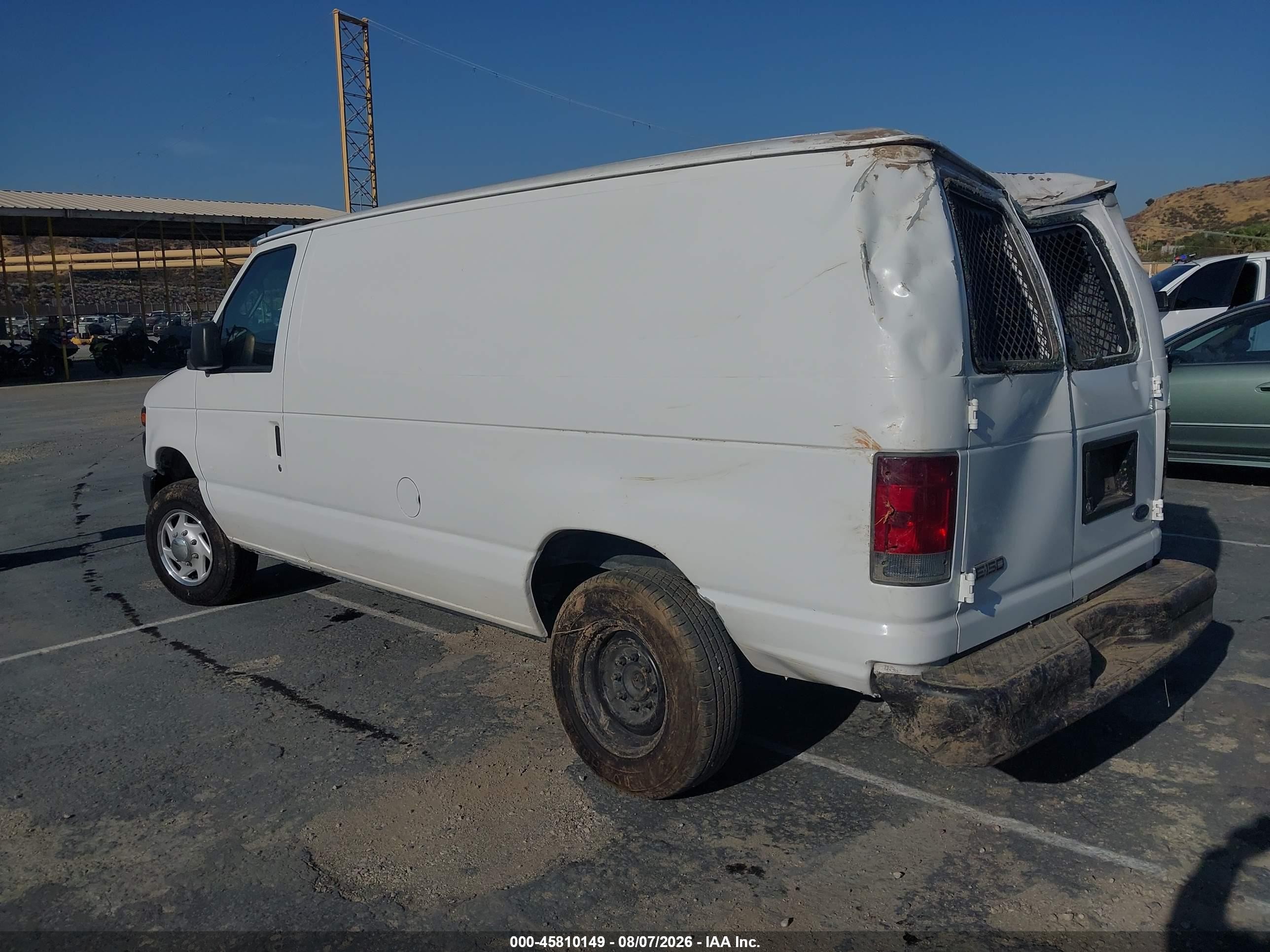 2008 Ford E-150   White vin: 1FTNE14W78DA19676