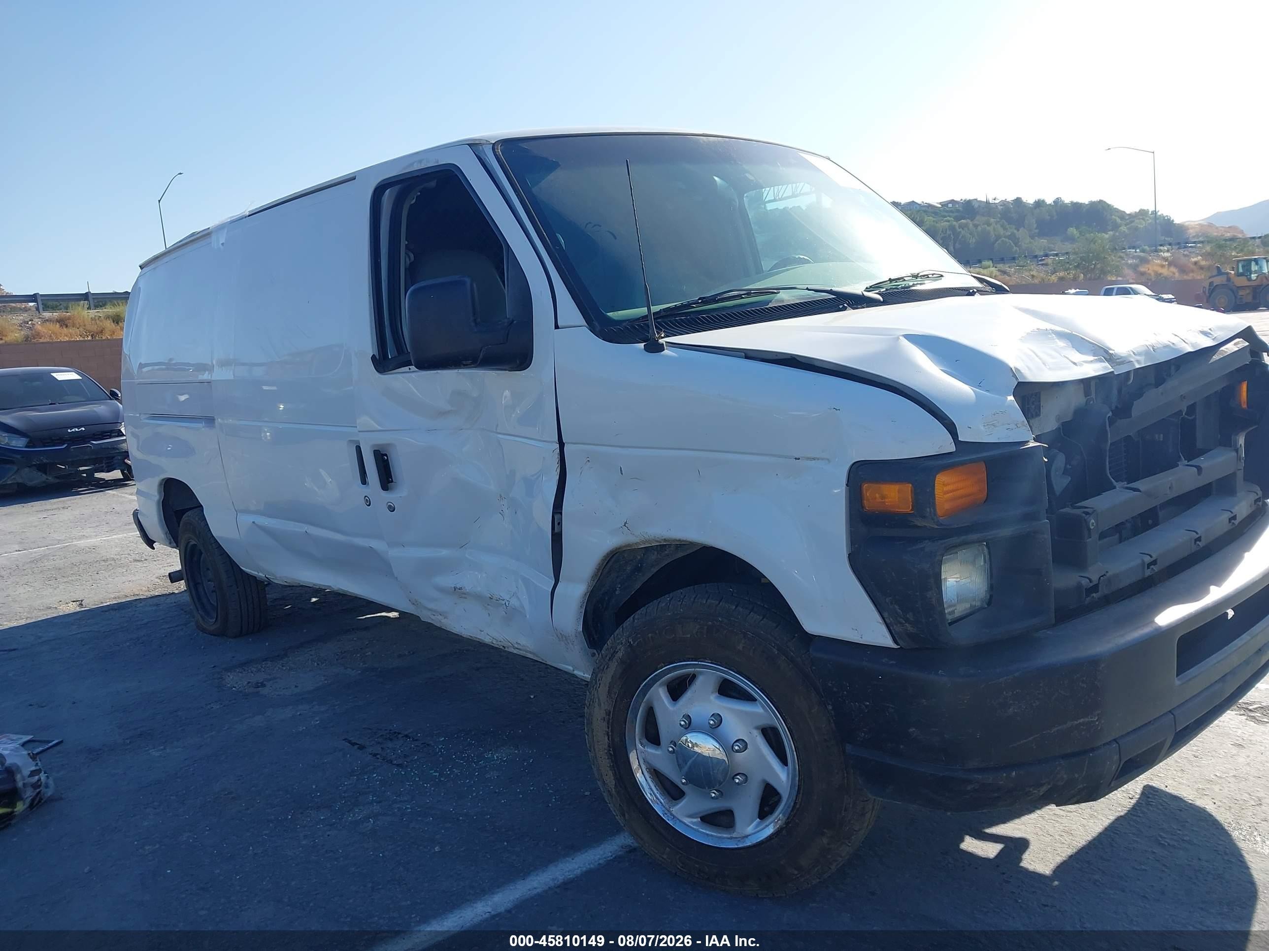 2008 Ford E-150   White vin: 1FTNE14W78DA19676