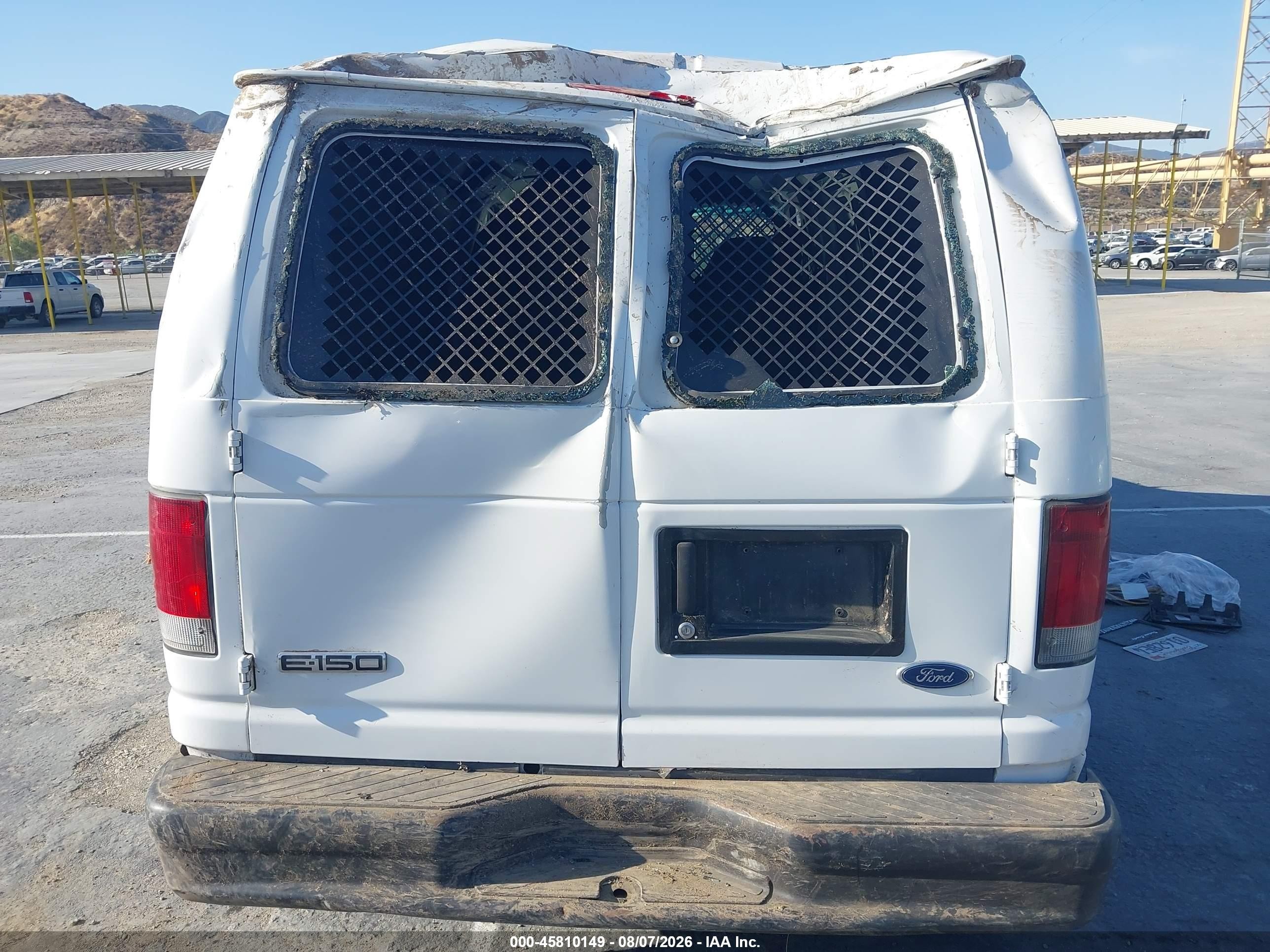 2008 Ford E-150   White vin: 1FTNE14W78DA19676