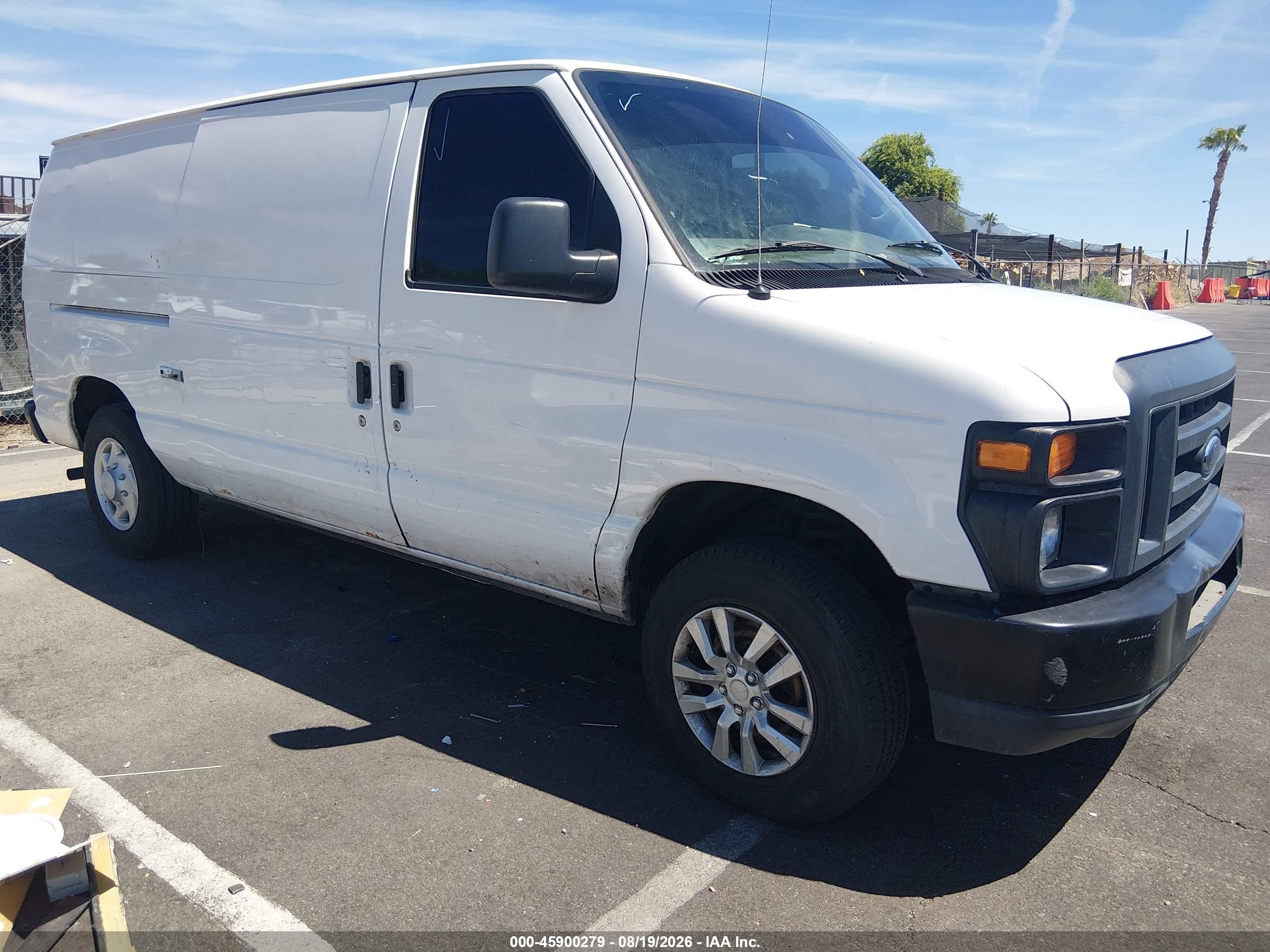 2009 Ford E-150 Commercial/recreational White vin: 1FTNE14W89DA78429