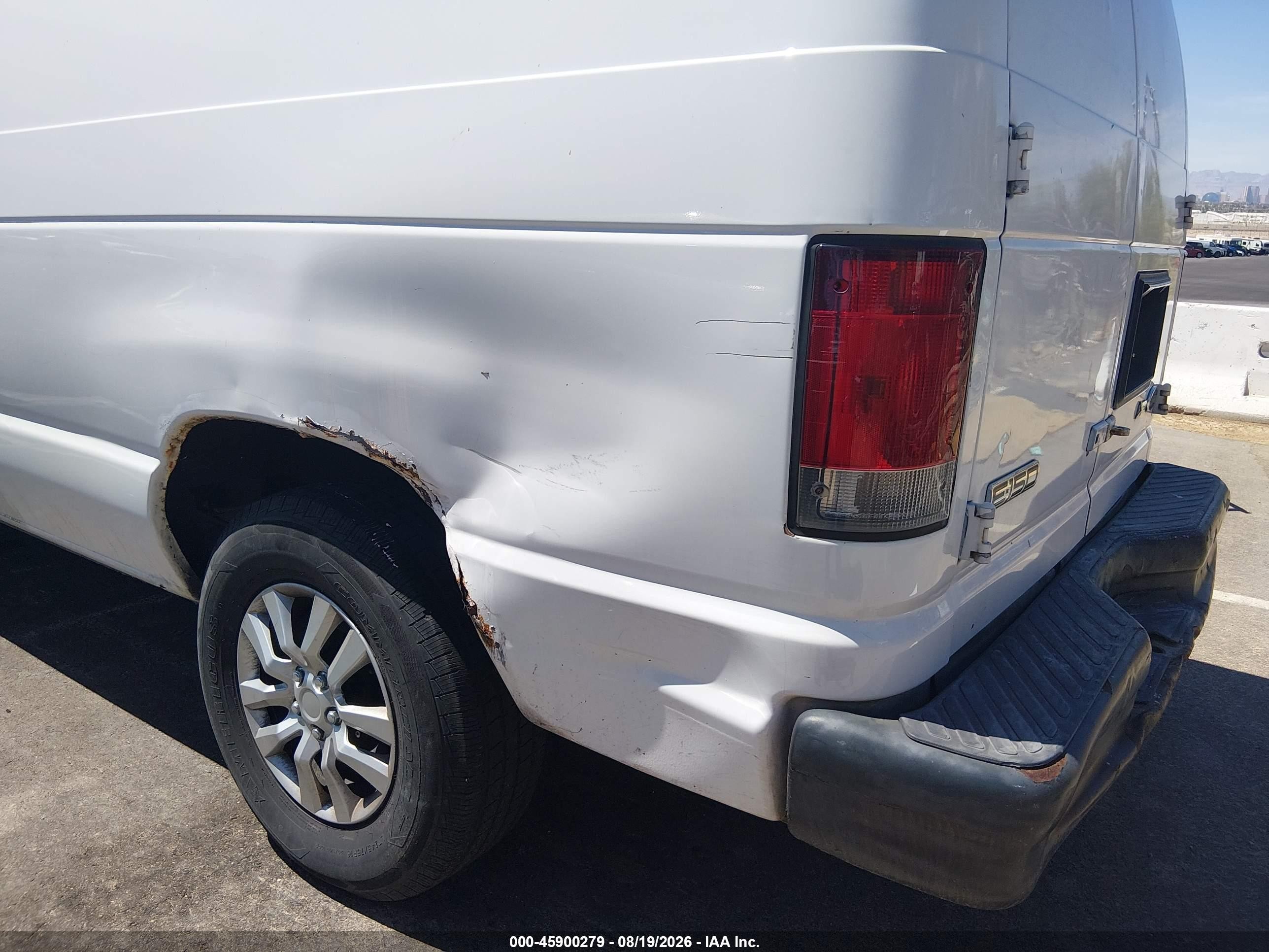 2009 Ford E-150 Commercial/recreational Белый vin: 1FTNE14W89DA78429