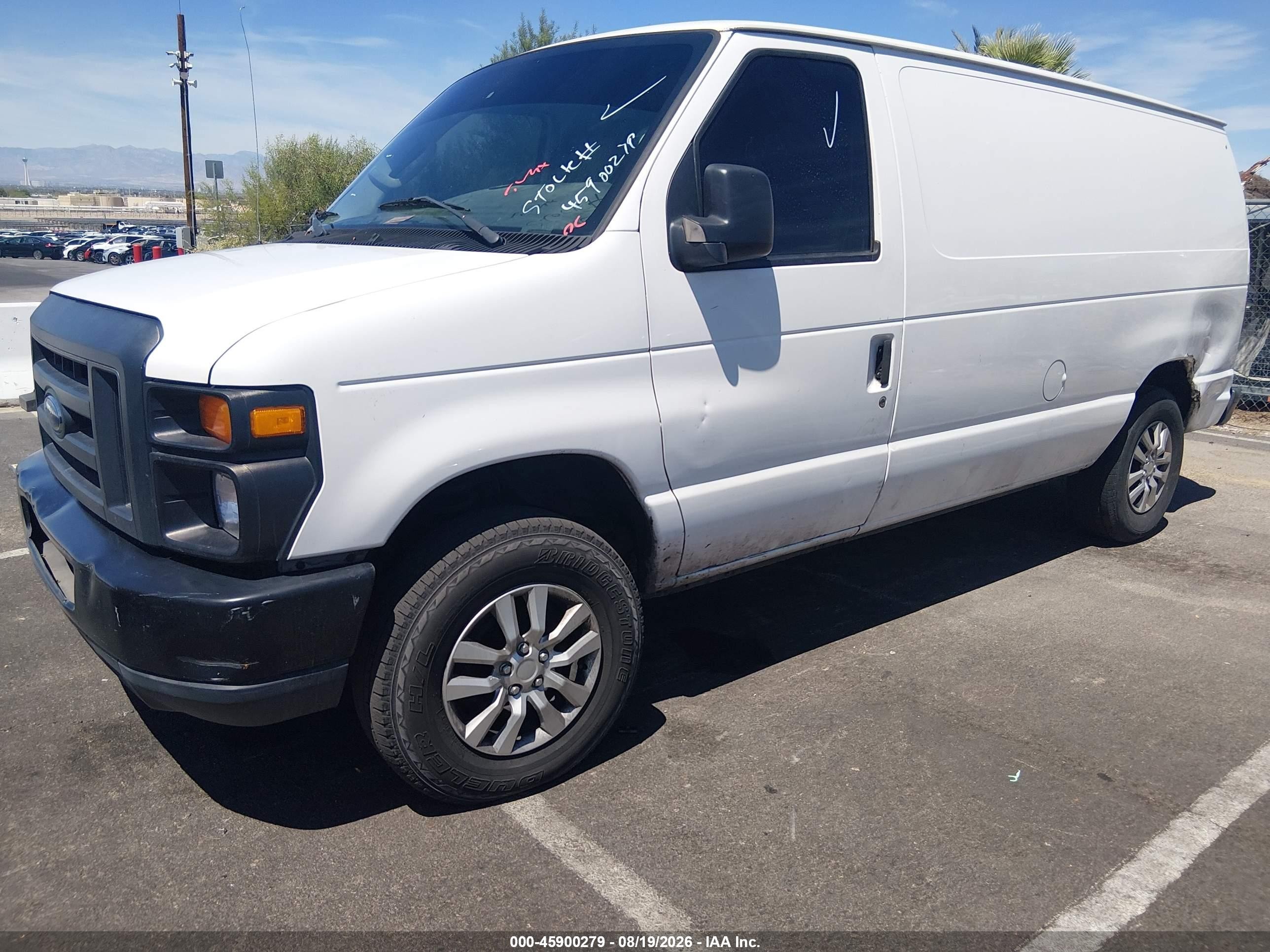 2009 Ford E-150 Commercial/recreational Белый vin: 1FTNE14W89DA78429