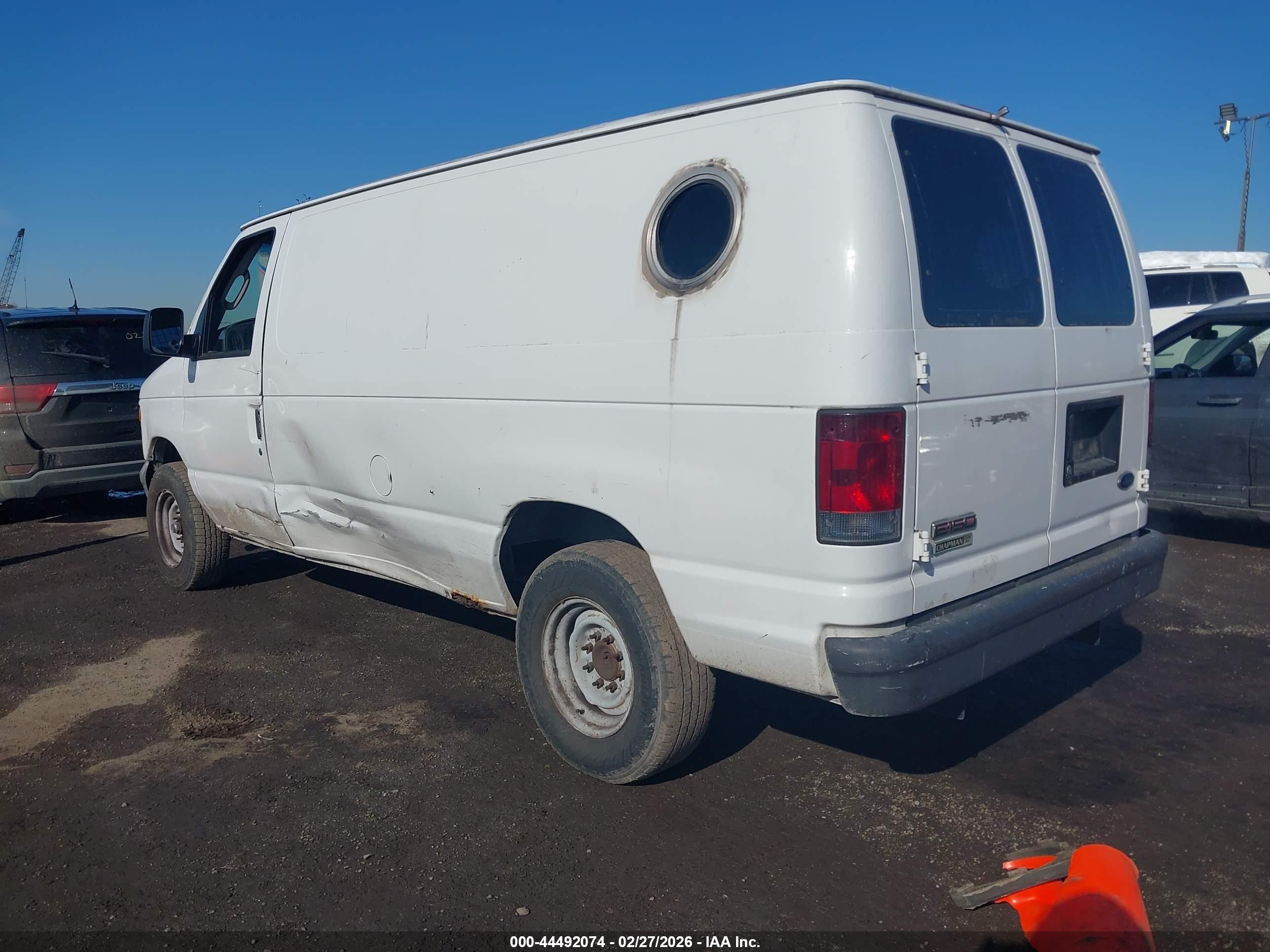 2007 Ford E-150   White vin: 1FTNE14WX7DA28757