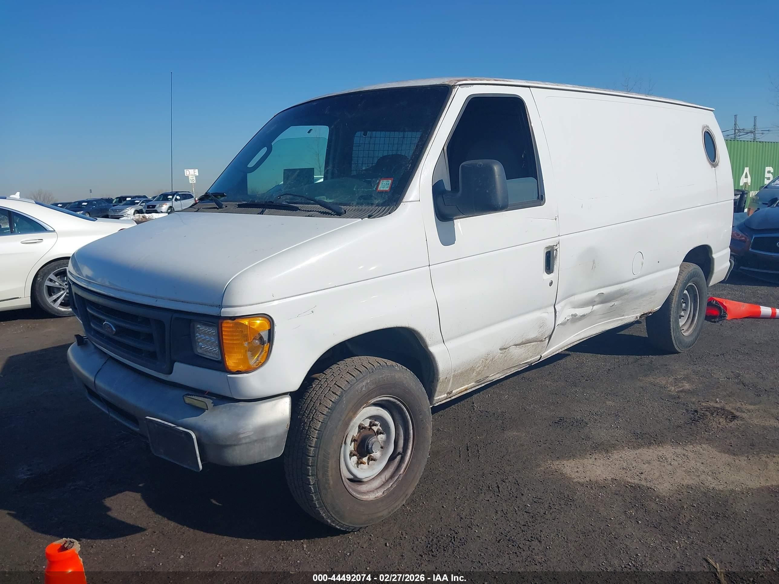 2007 Ford E-150   White vin: 1FTNE14WX7DA28757