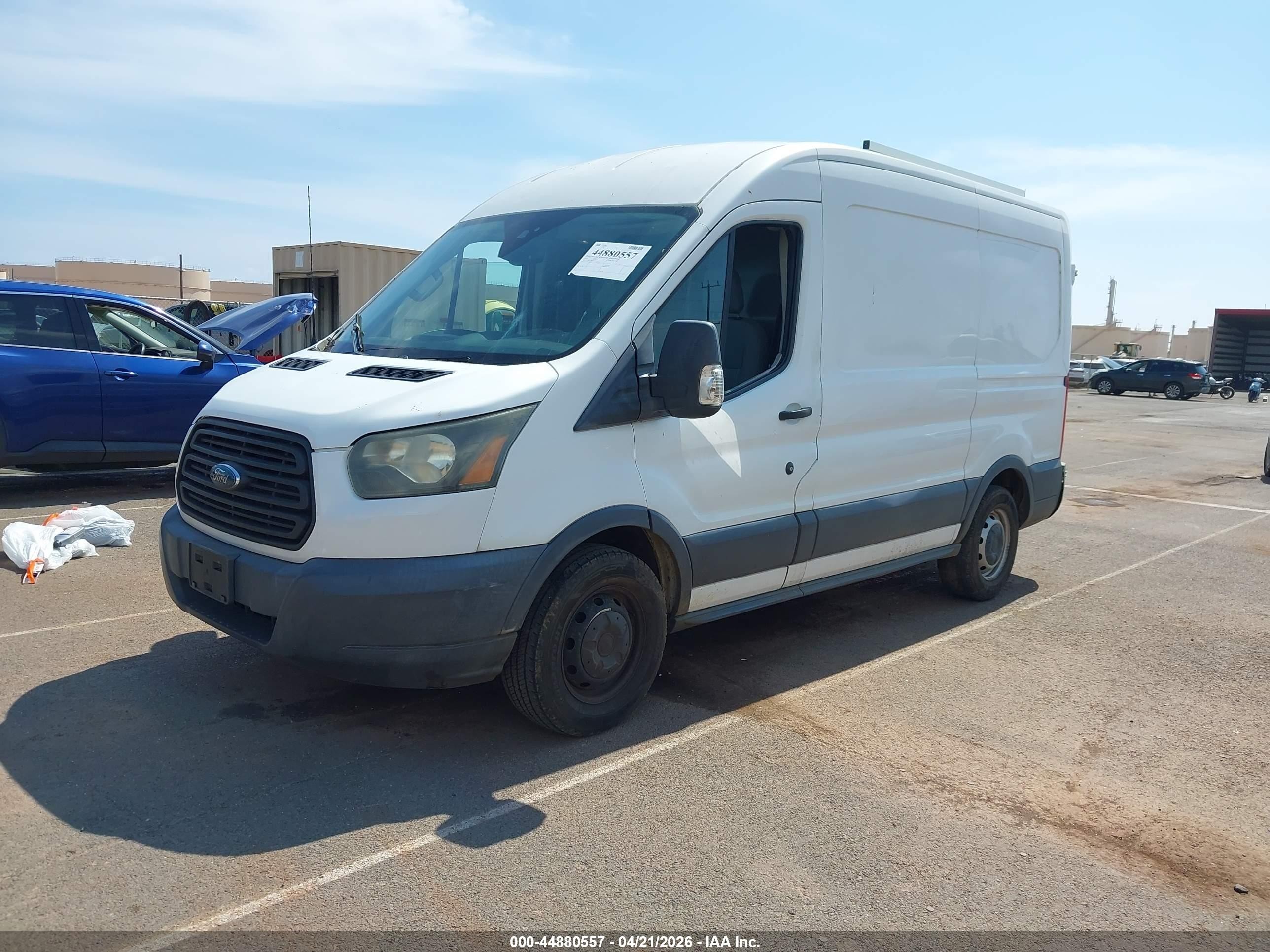 2015 Ford Transit-150   White vin: 1FTNE1CMXFKA87639