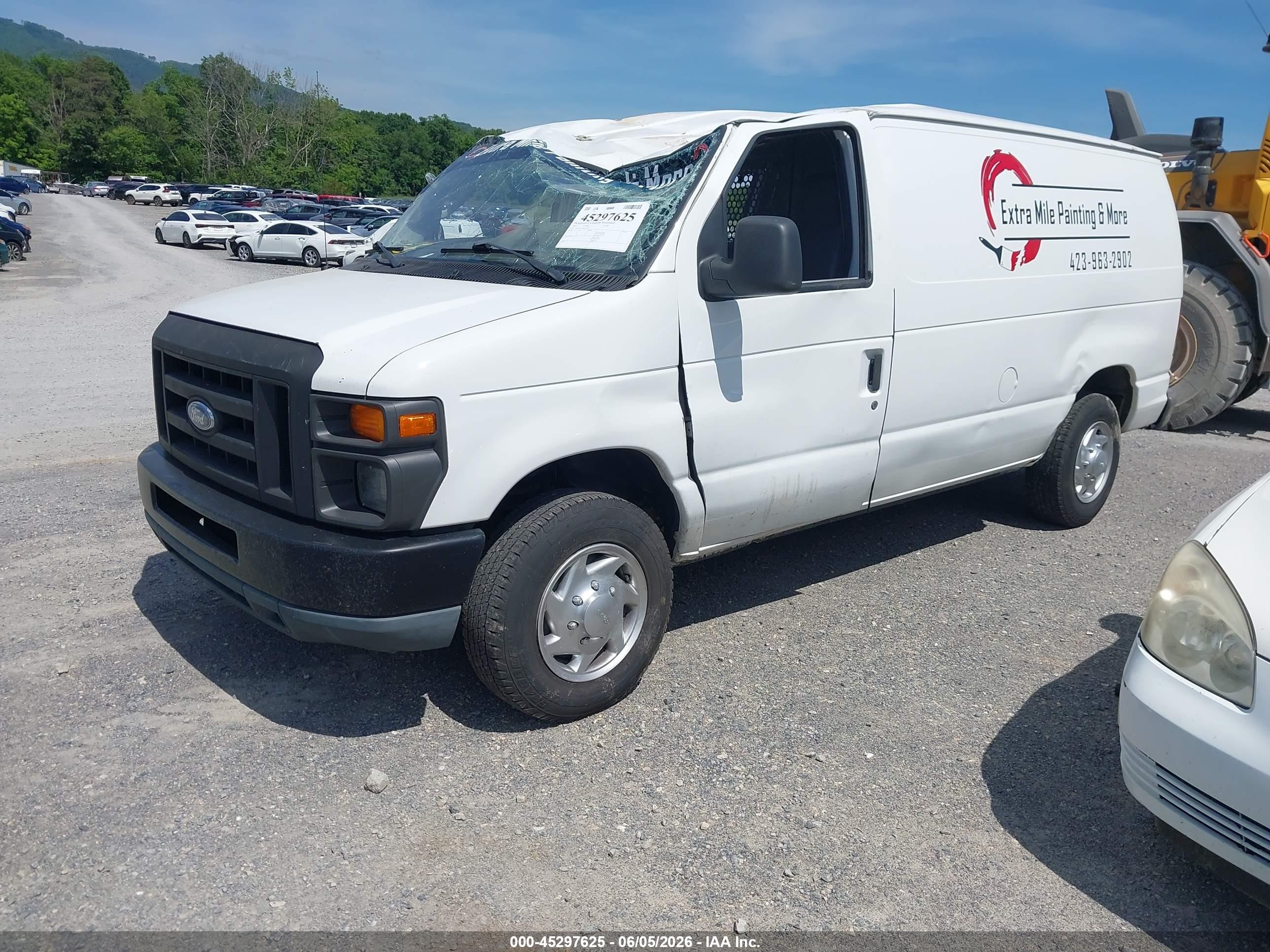 2010 Ford E-150 Commercial/recreational White vin: 1FTNE1EL0ADA92799