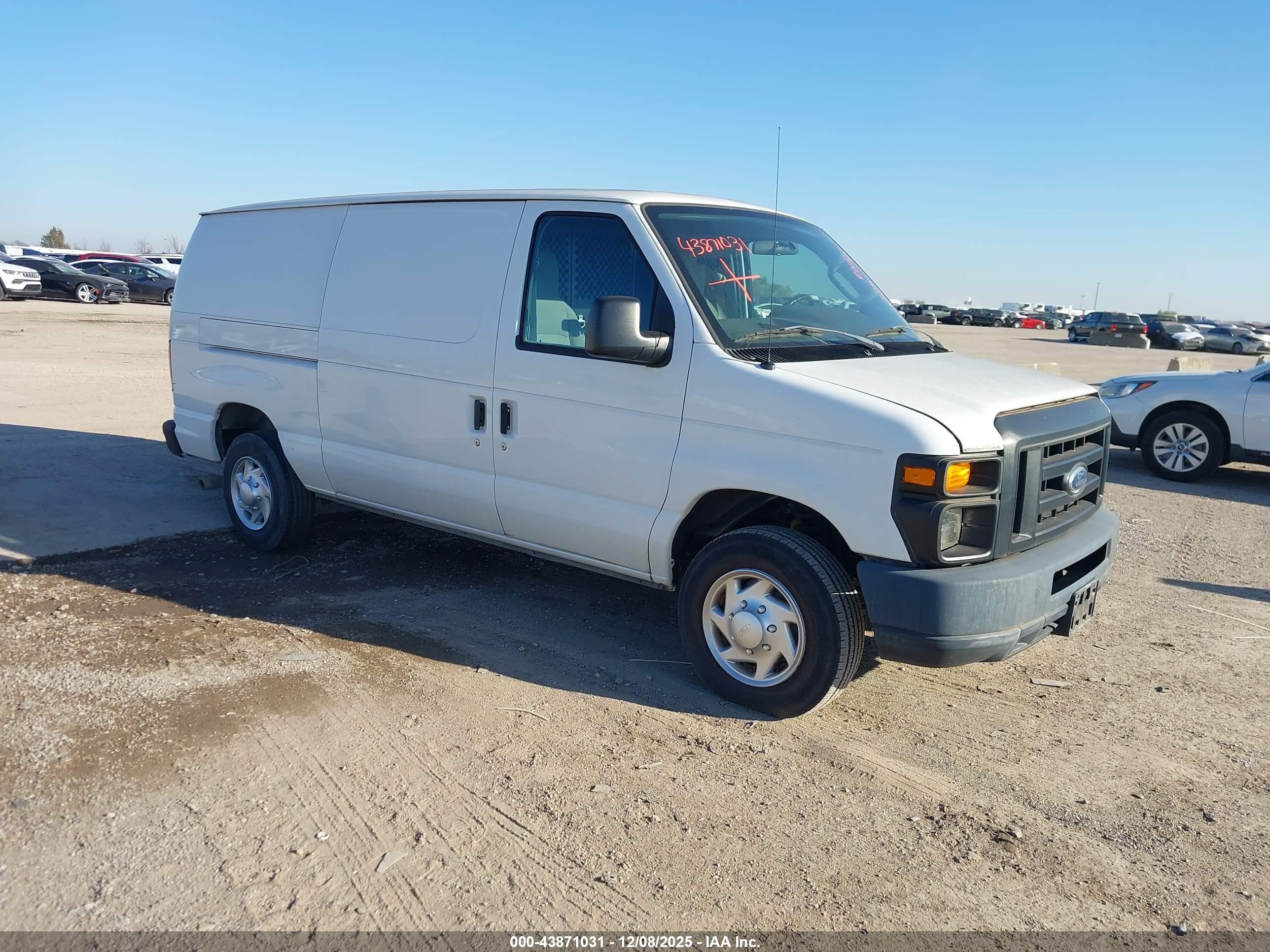 2012 Ford E-150 Commercial White vin: 1FTNE1EL3CDA08557