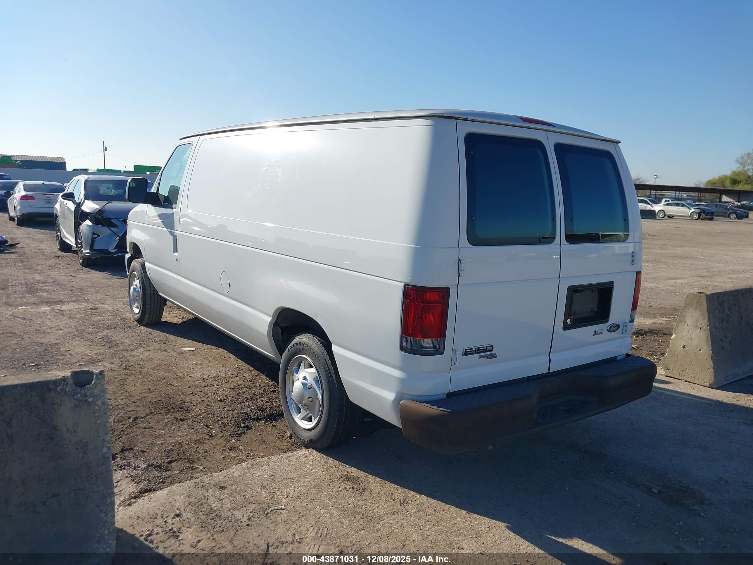 2012 Ford E-150 Commercial White vin: 1FTNE1EL3CDA08557