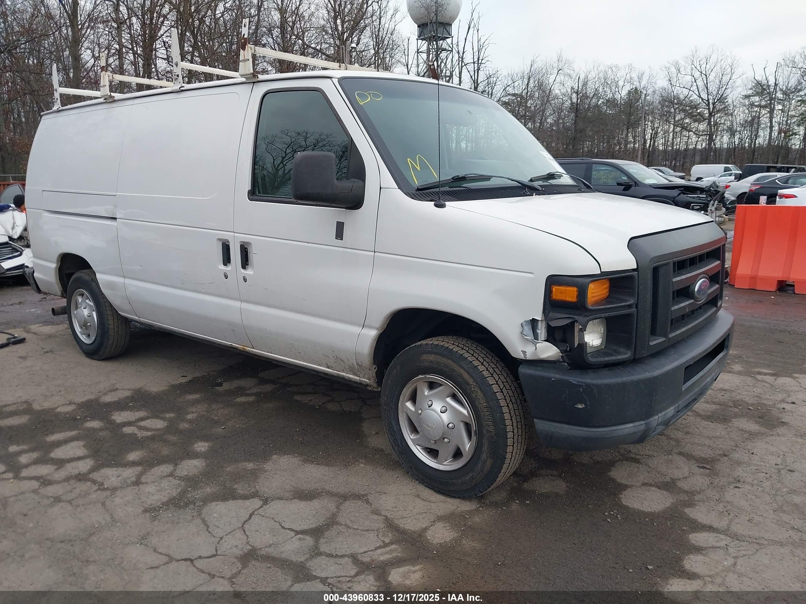 2010 Ford E-150 Commercial/recreational White vin: 1FTNE1EL5ADA64495