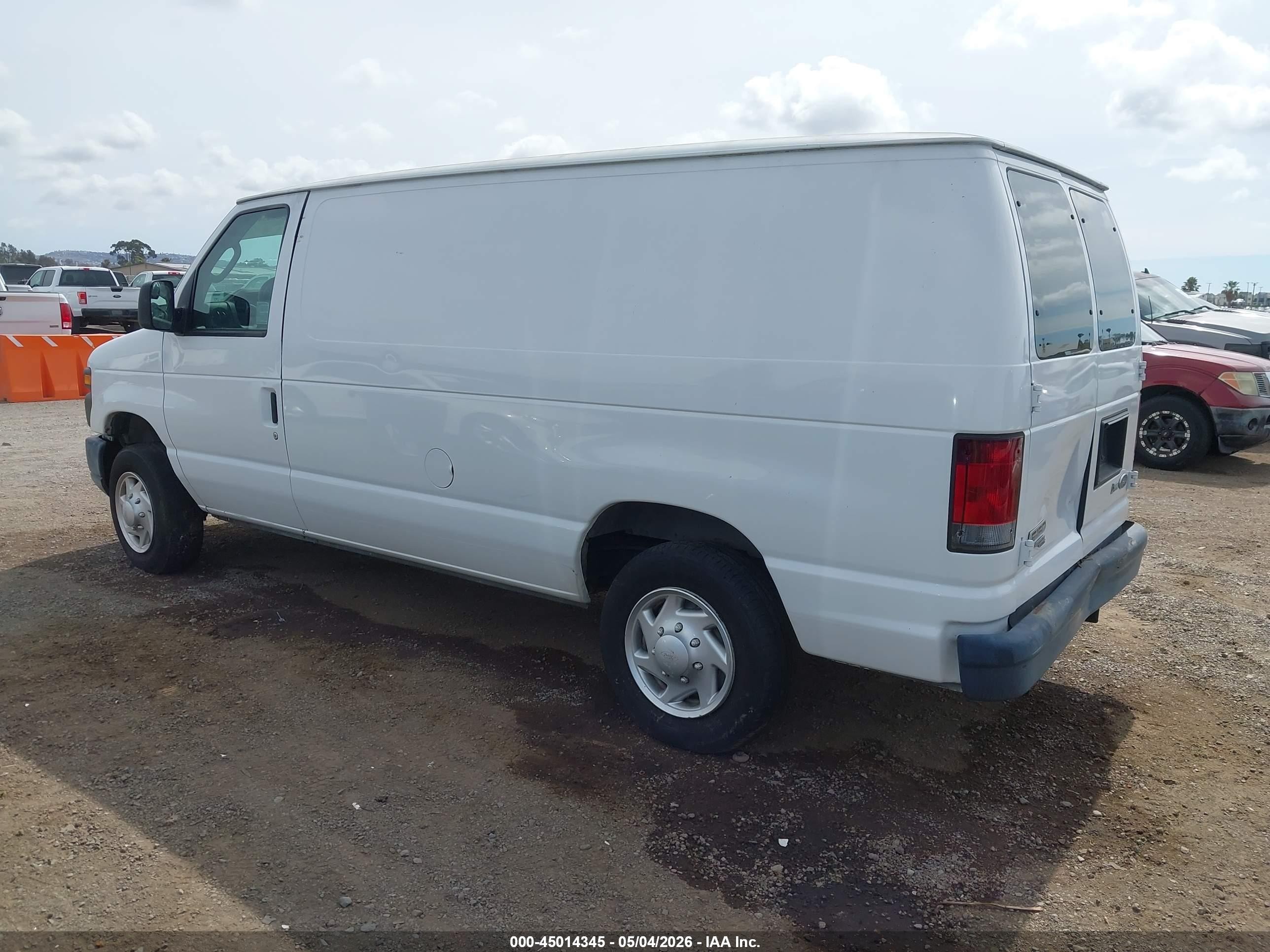 2012 Ford E-150 Commercial White vin: 1FTNE1EL5CDA60112