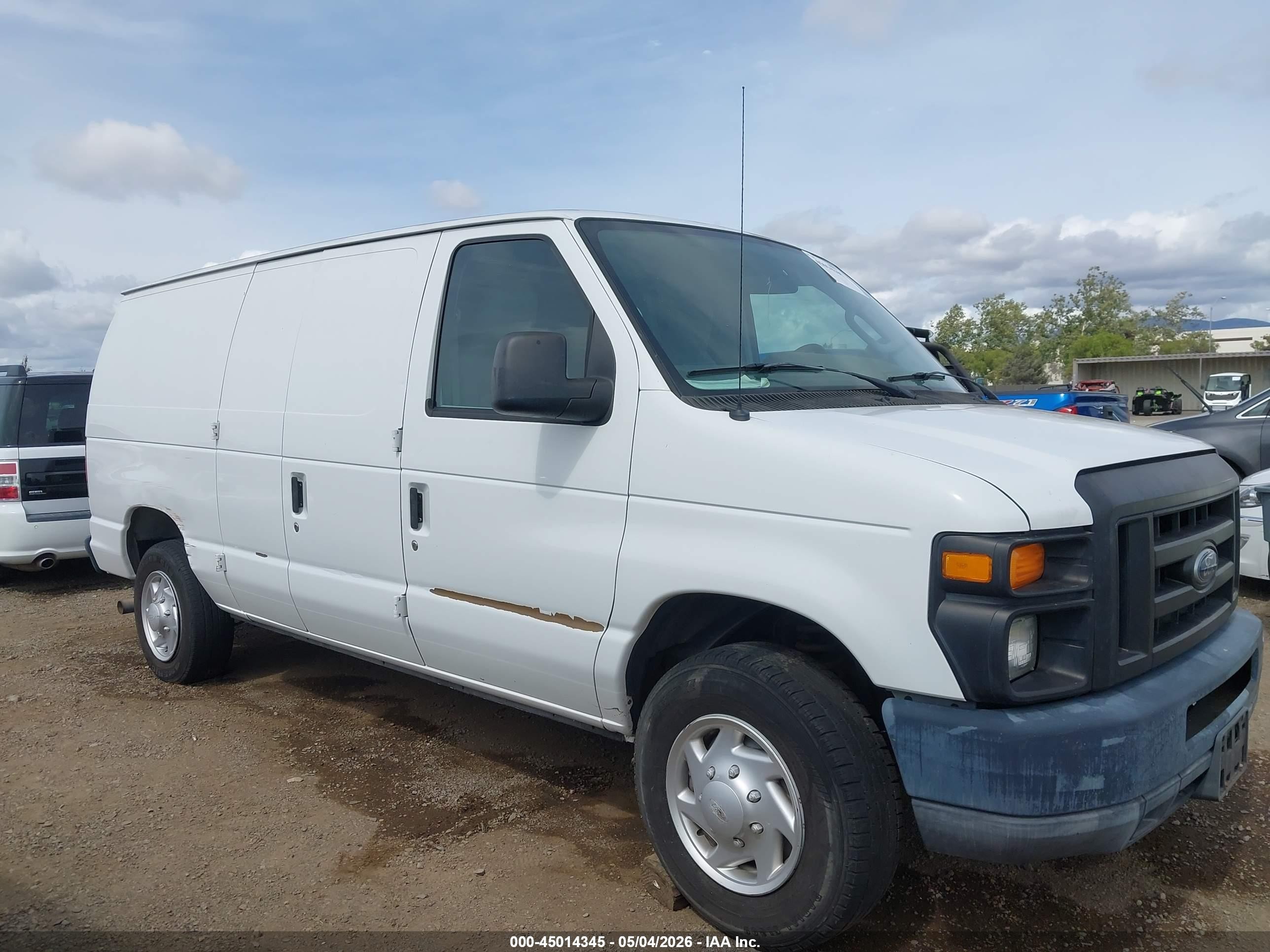 2012 Ford E-150 Commercial White vin: 1FTNE1EL5CDA60112