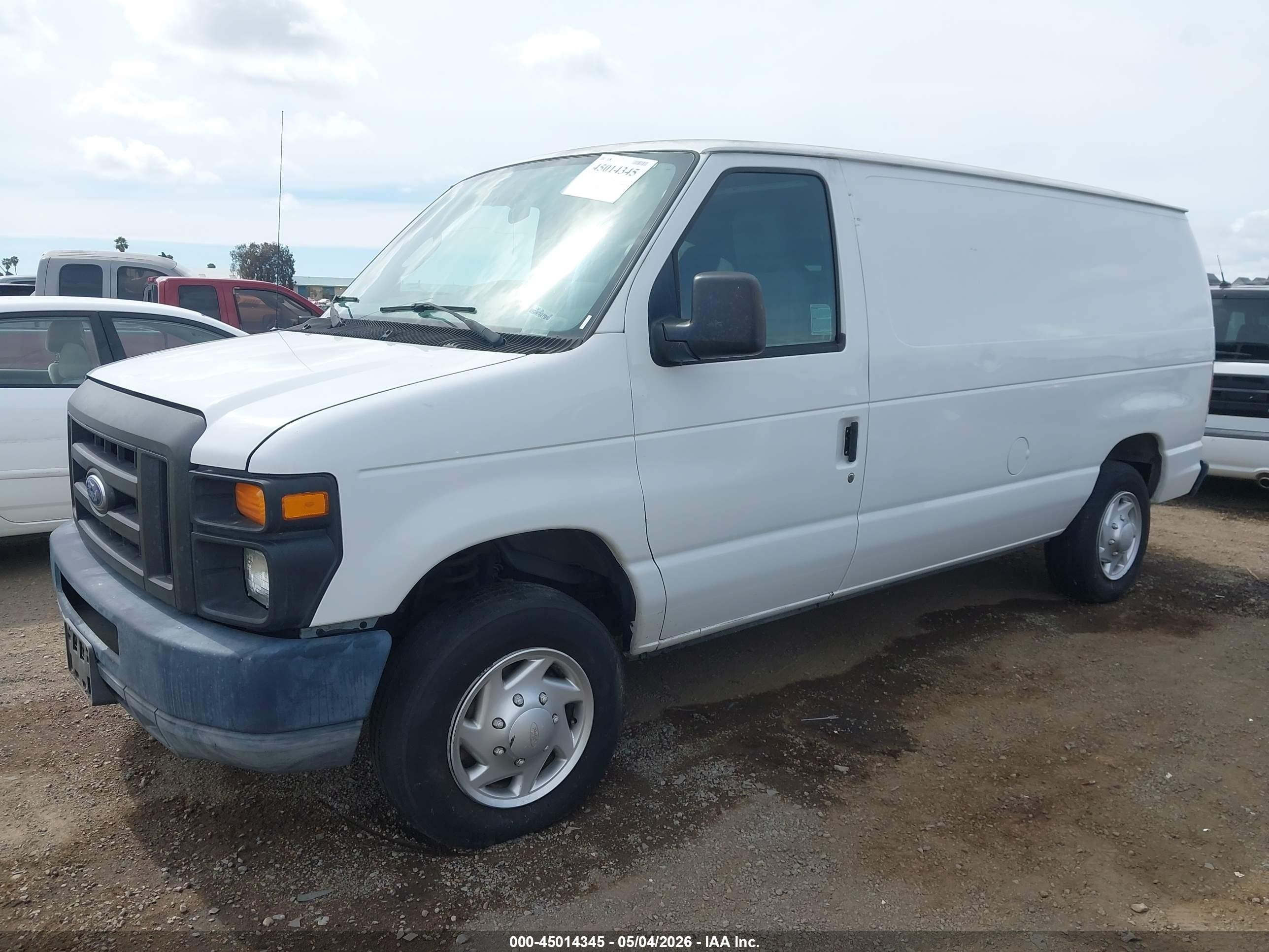 2012 Ford E-150 Commercial White vin: 1FTNE1EL5CDA60112