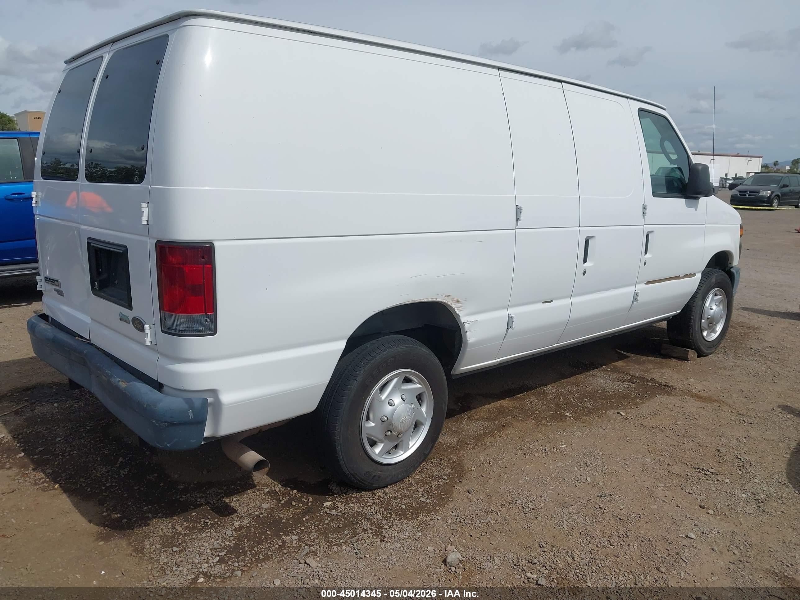 2012 Ford E-150 Commercial White vin: 1FTNE1EL5CDA60112