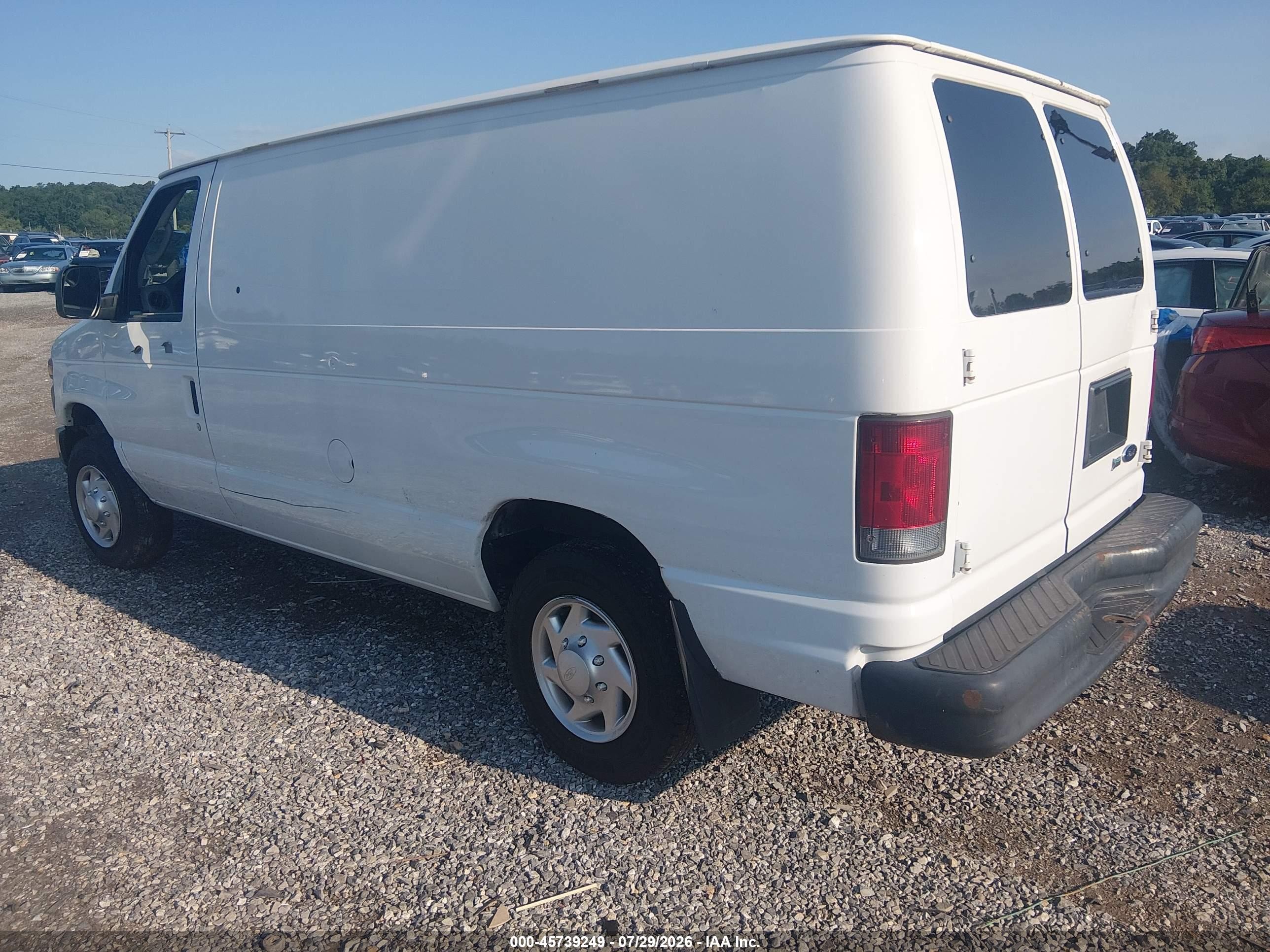 2012 Ford E-150 Commercial White vin: 1FTNE1EL6CDA23568