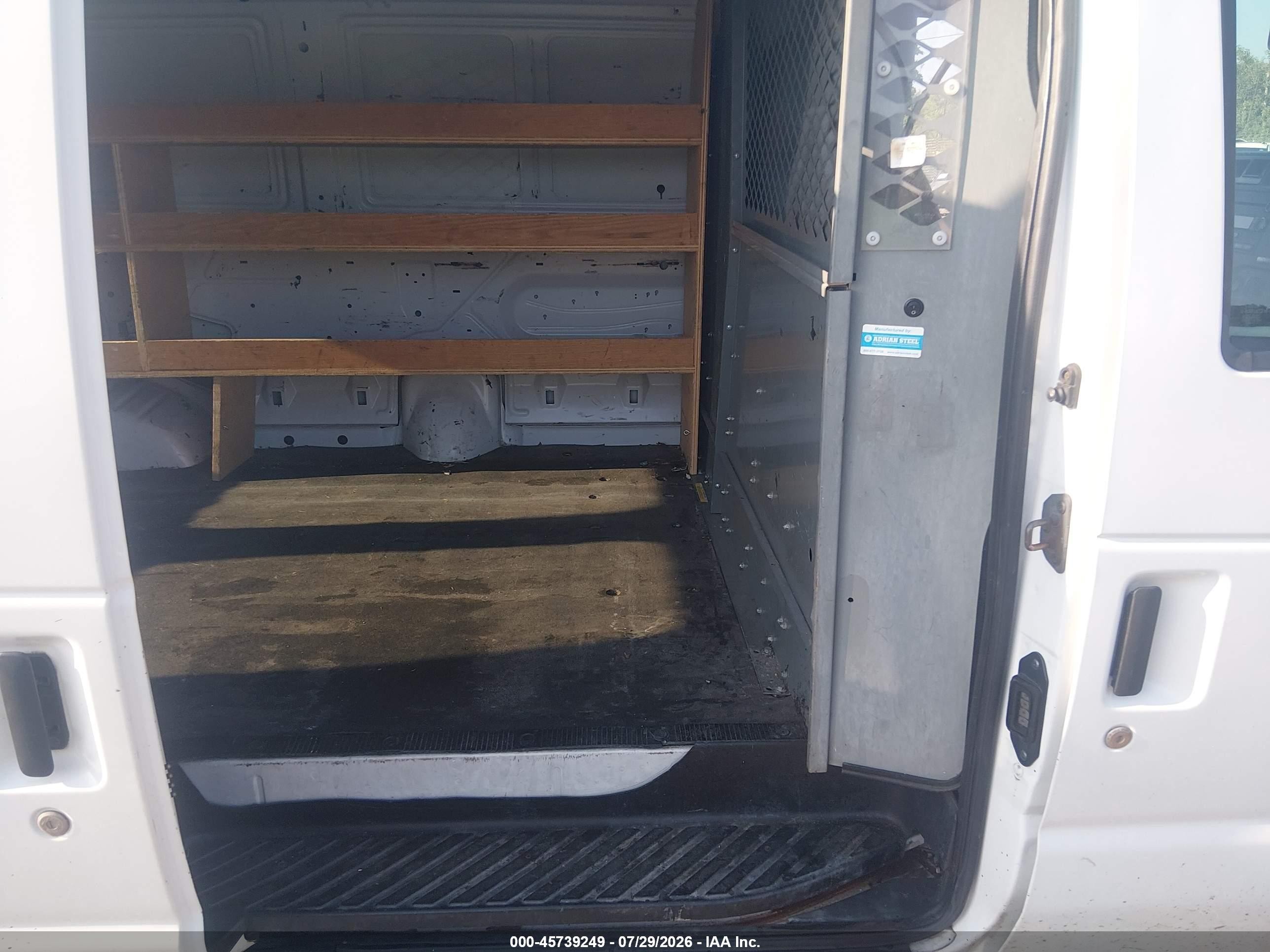 2012 Ford E-150 Commercial White vin: 1FTNE1EL6CDA23568