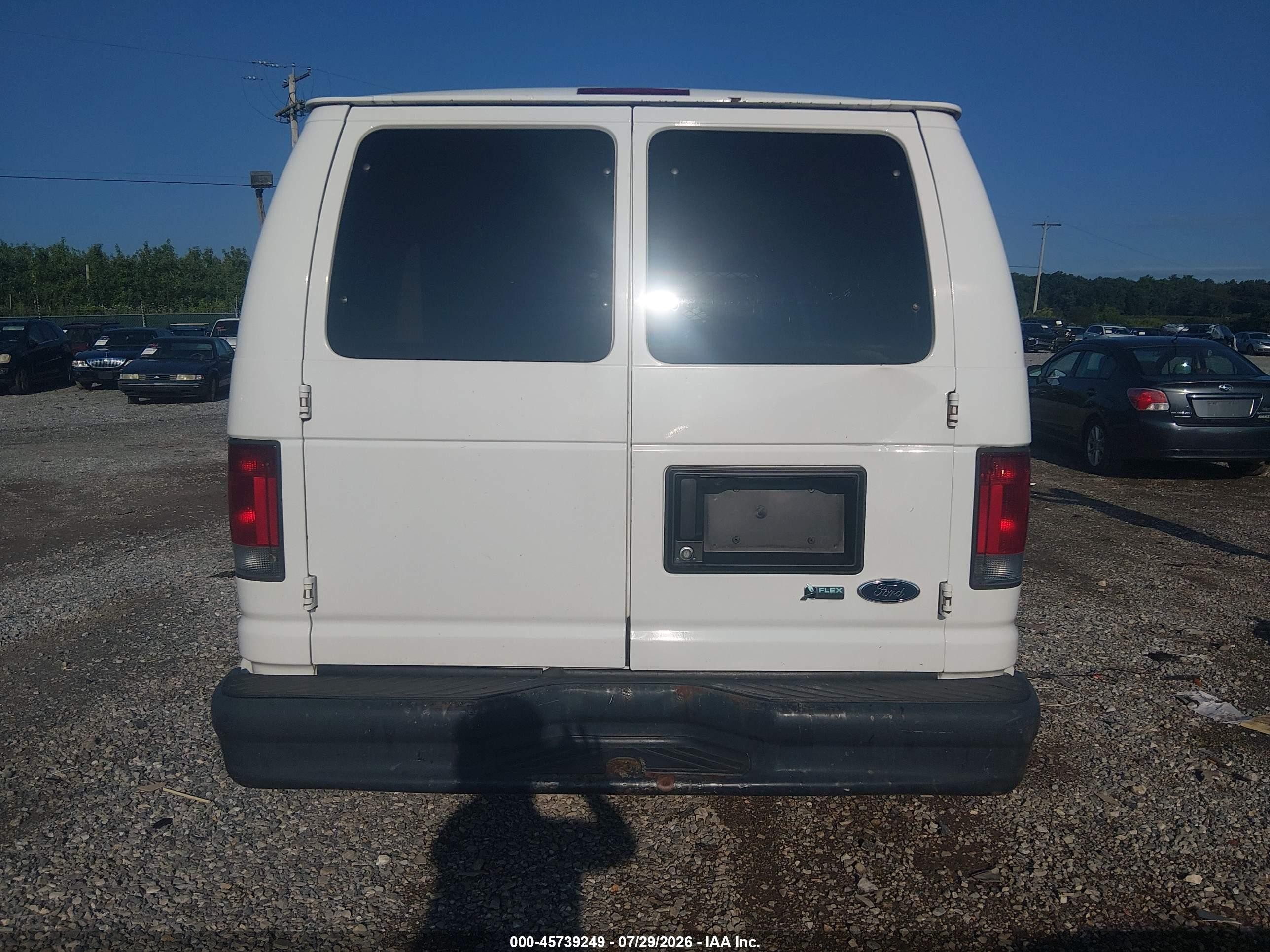 2012 Ford E-150 Commercial White vin: 1FTNE1EL6CDA23568
