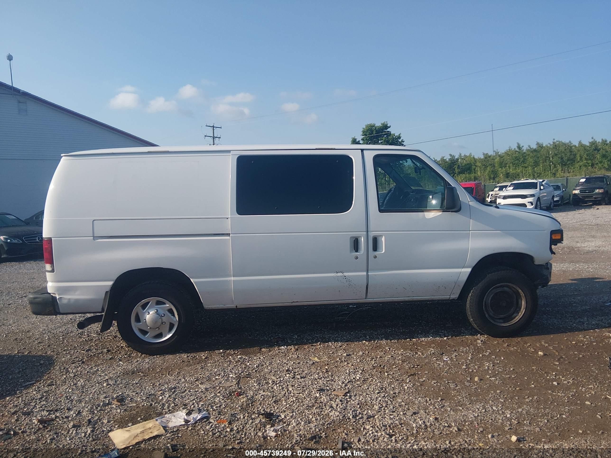 2012 Ford E-150 Commercial White vin: 1FTNE1EL6CDA23568
