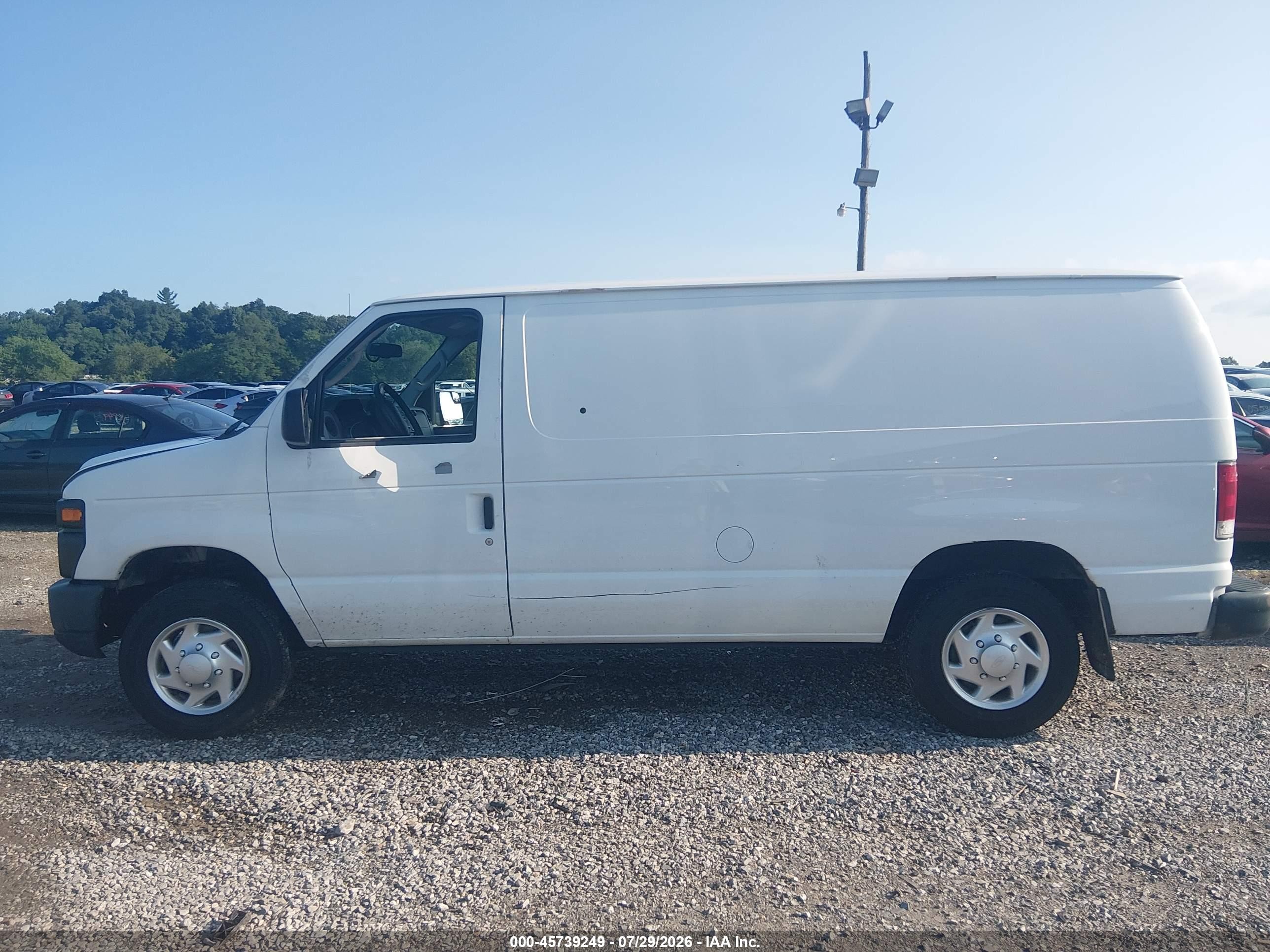 2012 Ford E-150 Commercial White vin: 1FTNE1EL6CDA23568
