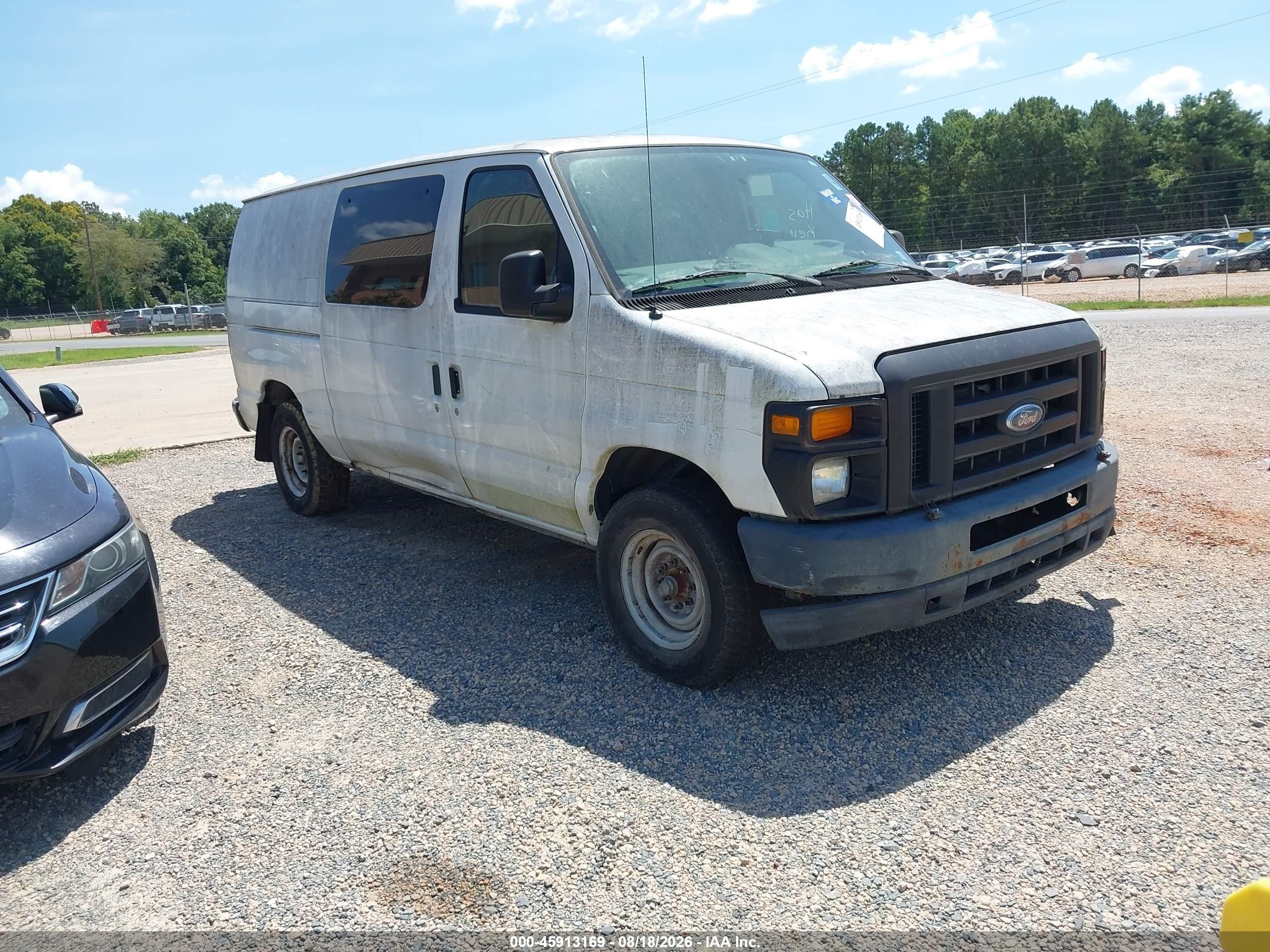 2012 Ford E-150 Commercial White vin: 1FTNE1EL8CDA36340