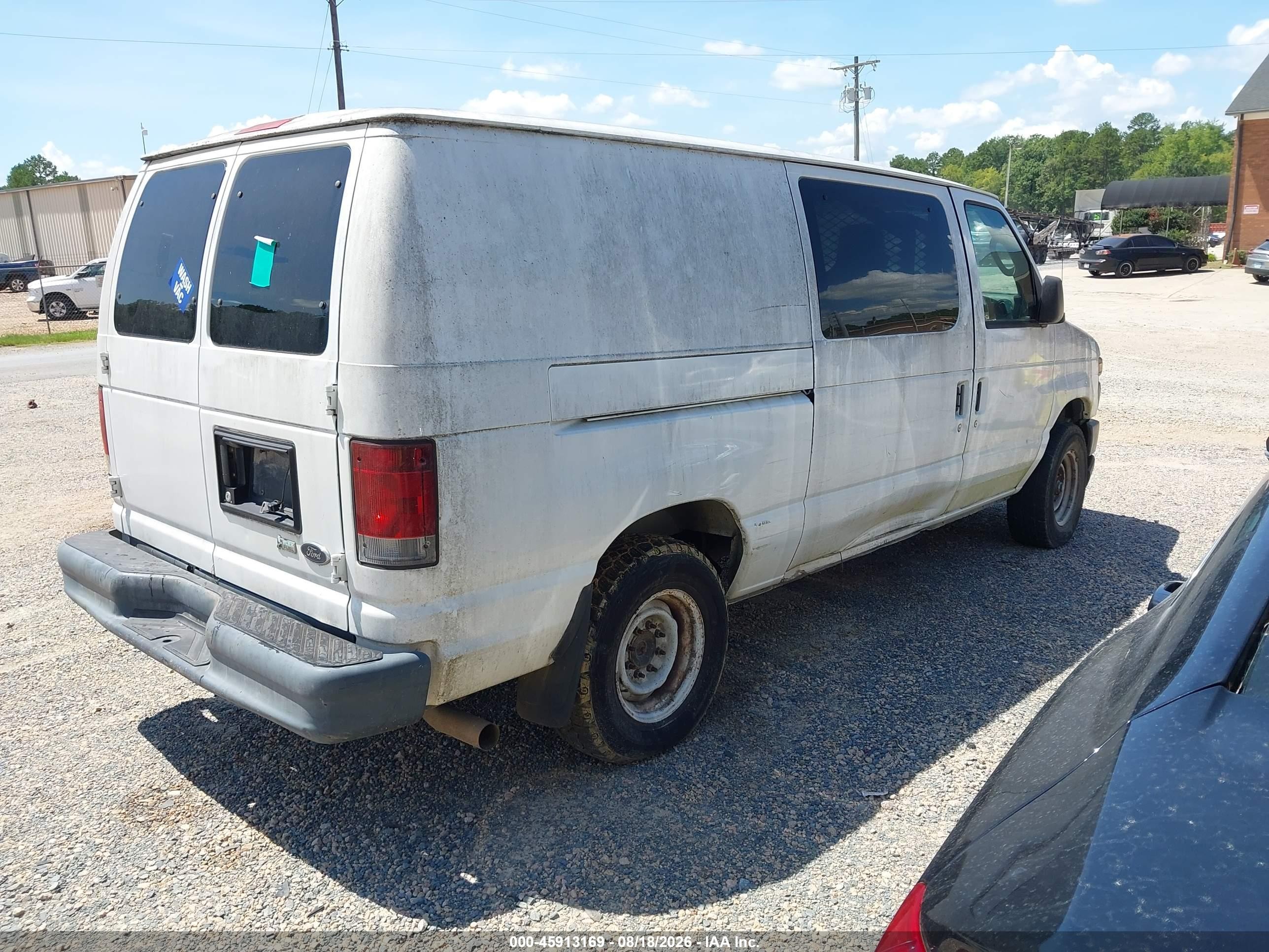 2012 Ford E-150 Commercial White vin: 1FTNE1EL8CDA36340