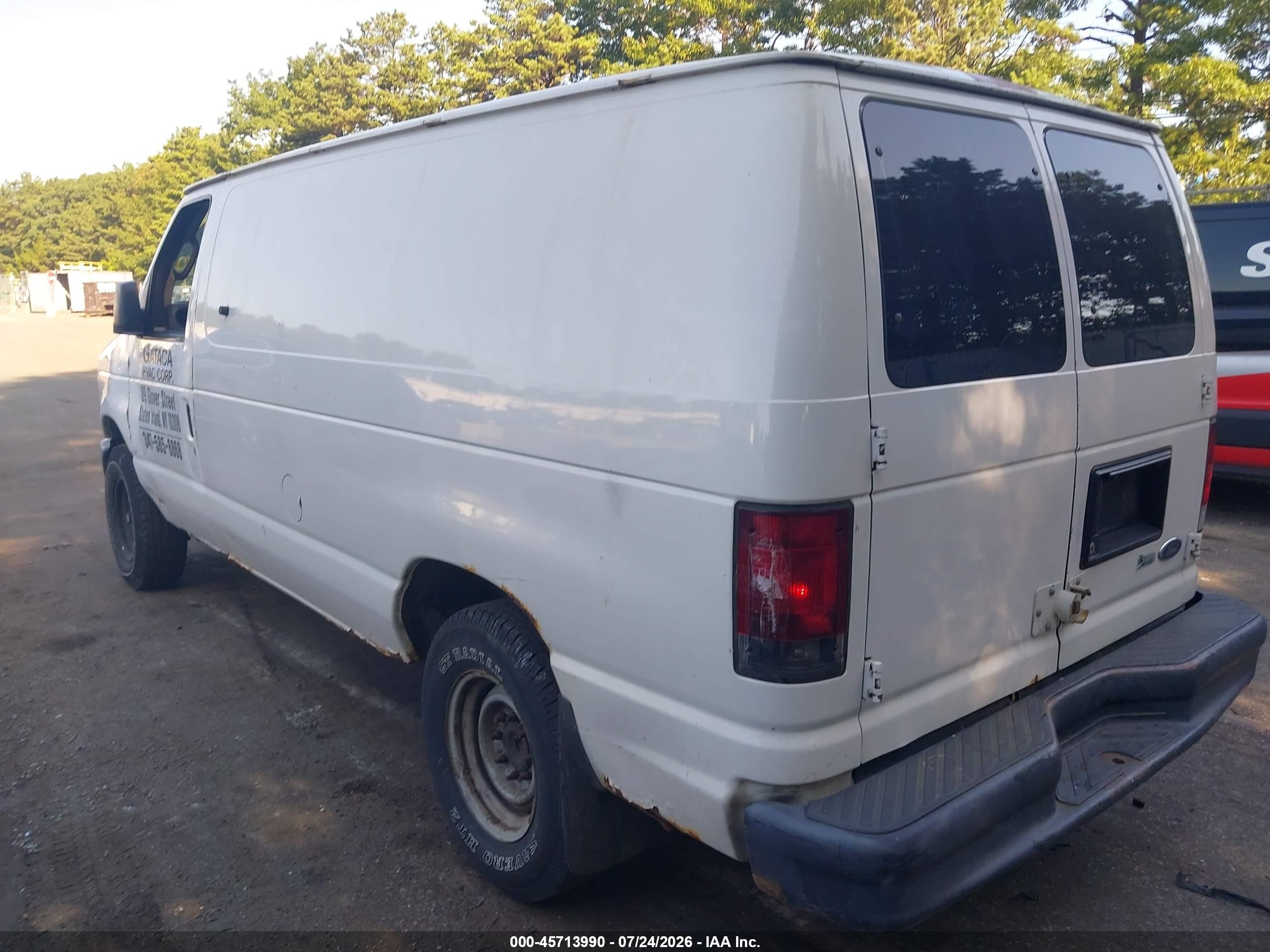 2012 Ford E-150 Commercial White vin: 1FTNE1EL8CDA81889