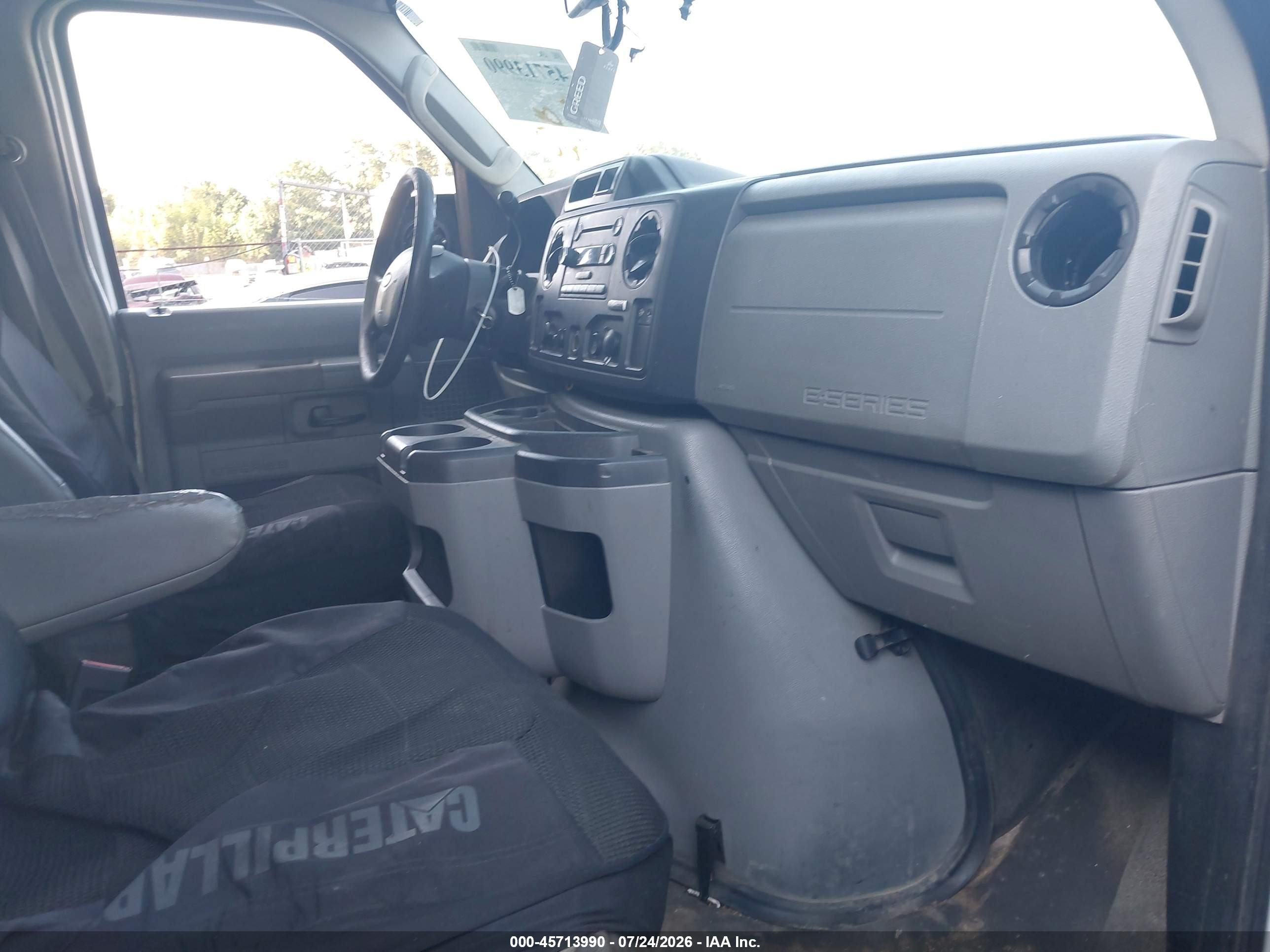 2012 Ford E-150 Commercial White vin: 1FTNE1EL8CDA81889