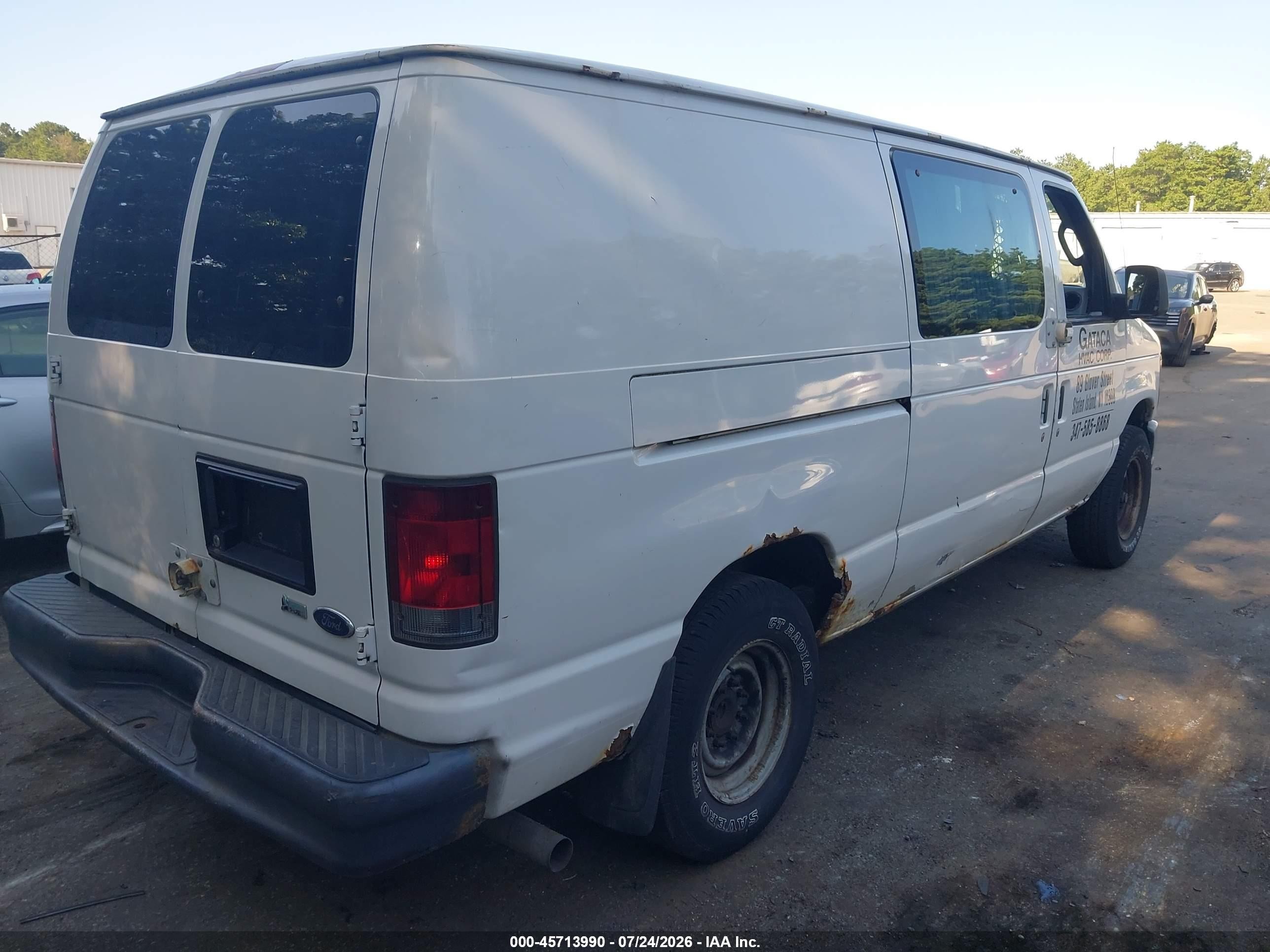 2012 Ford E-150 Commercial White vin: 1FTNE1EL8CDA81889