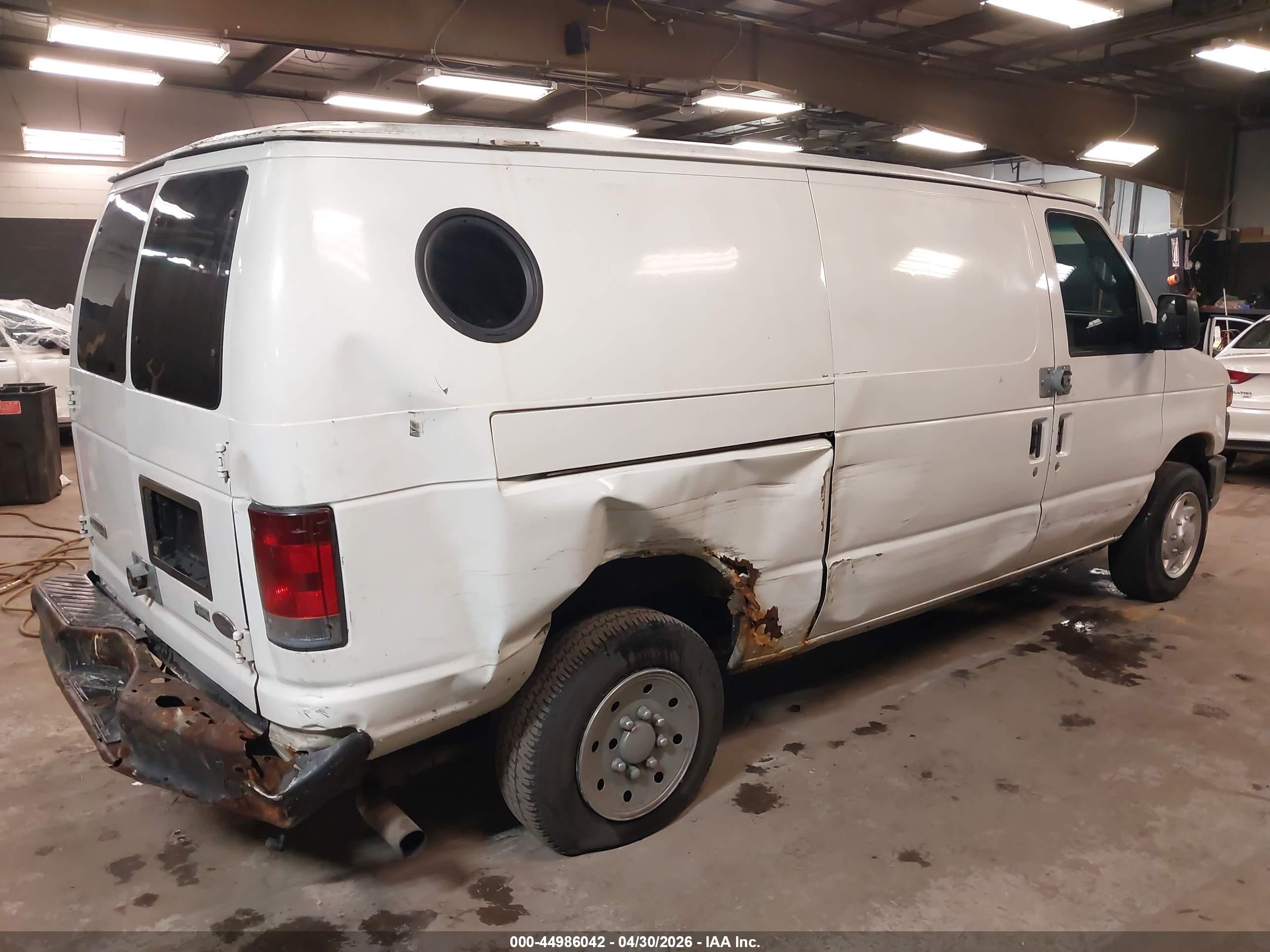 2010 Ford E-150 Commercial/recreational White vin: 1FTNE1EL9ADA64502