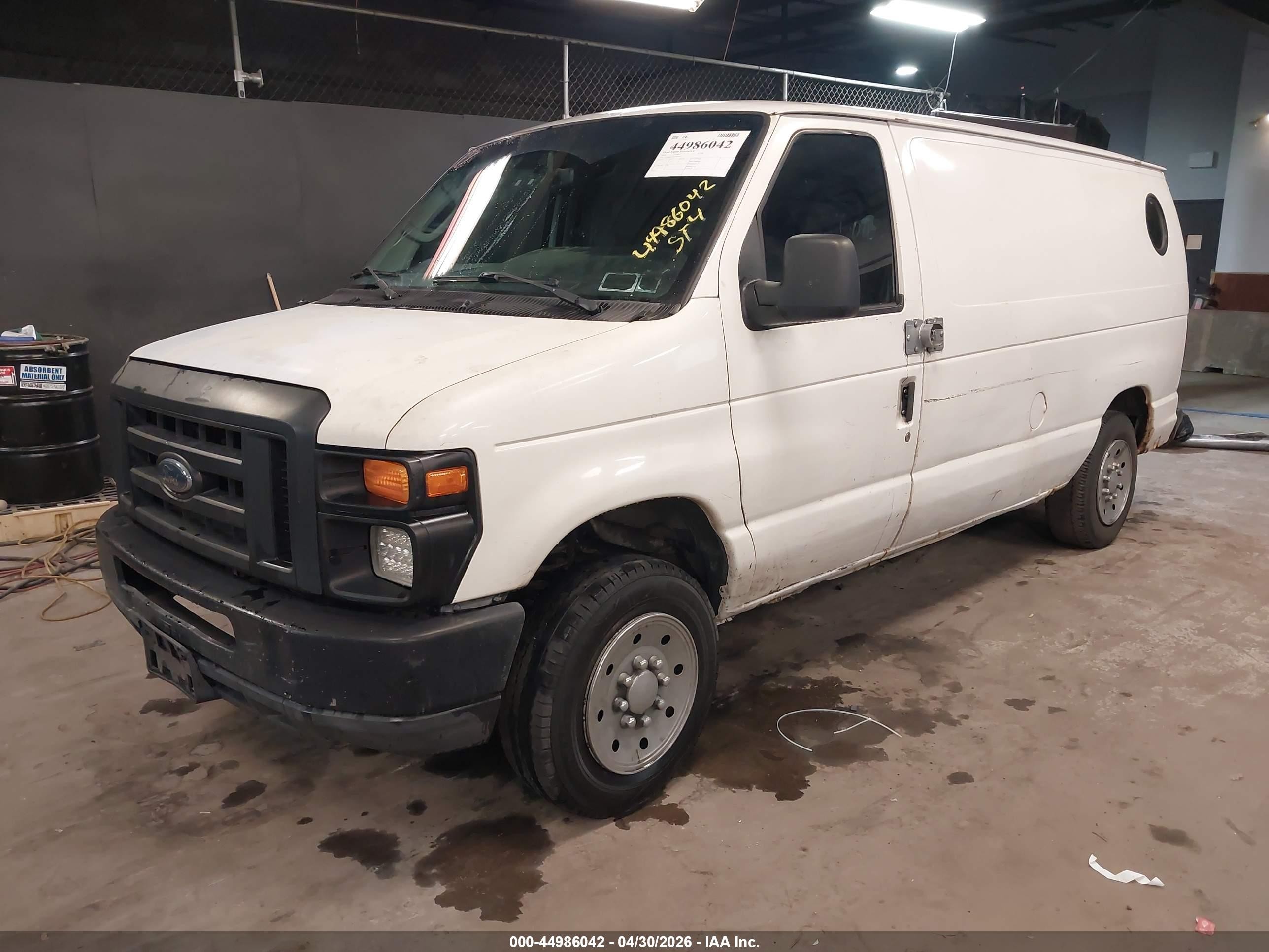 2010 Ford E-150 Commercial/recreational White vin: 1FTNE1EL9ADA64502
