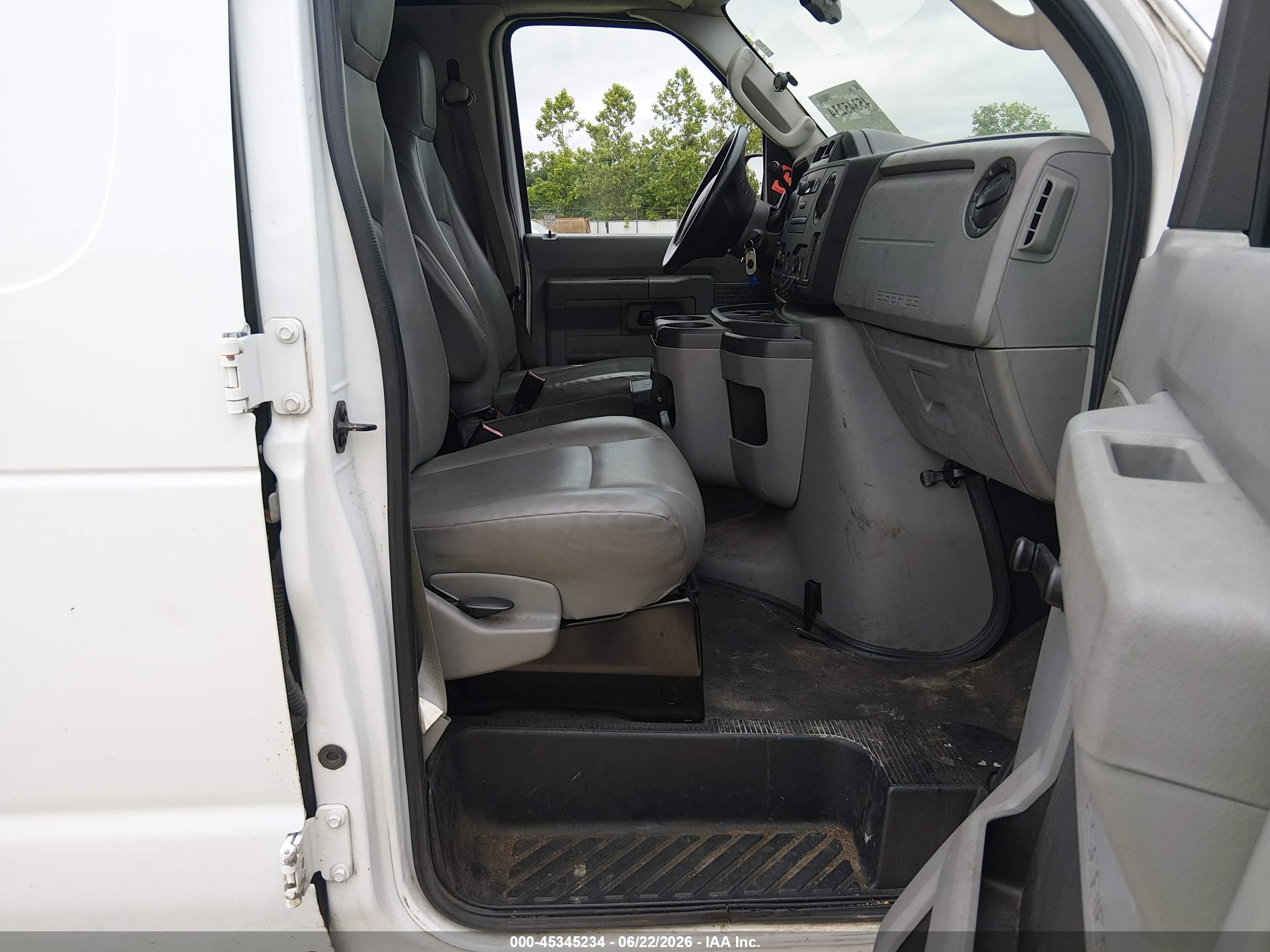2012 Ford E-150 Commercial White vin: 1FTNE1EL9CDA50215