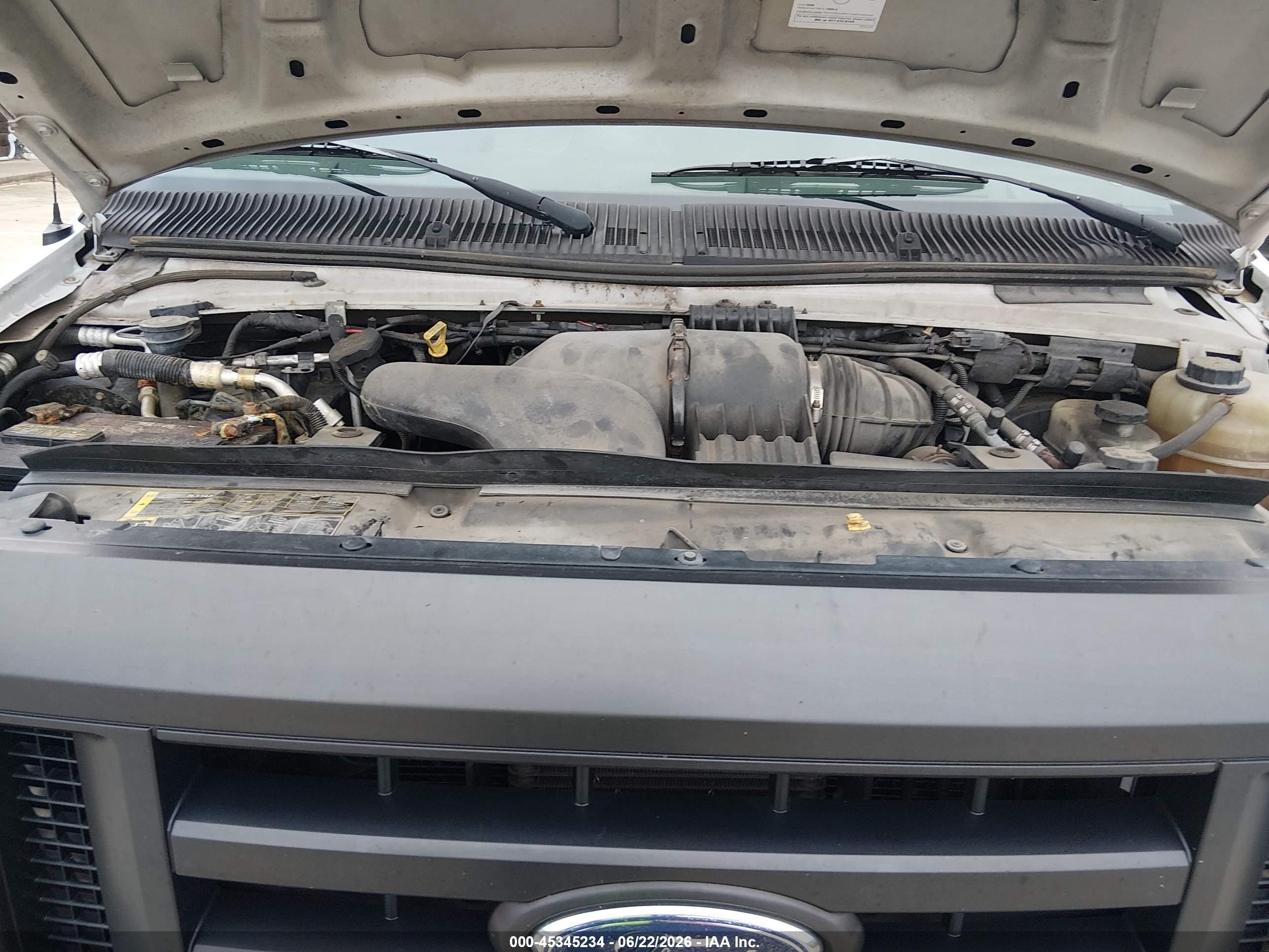2012 Ford E-150 Commercial White vin: 1FTNE1EL9CDA50215
