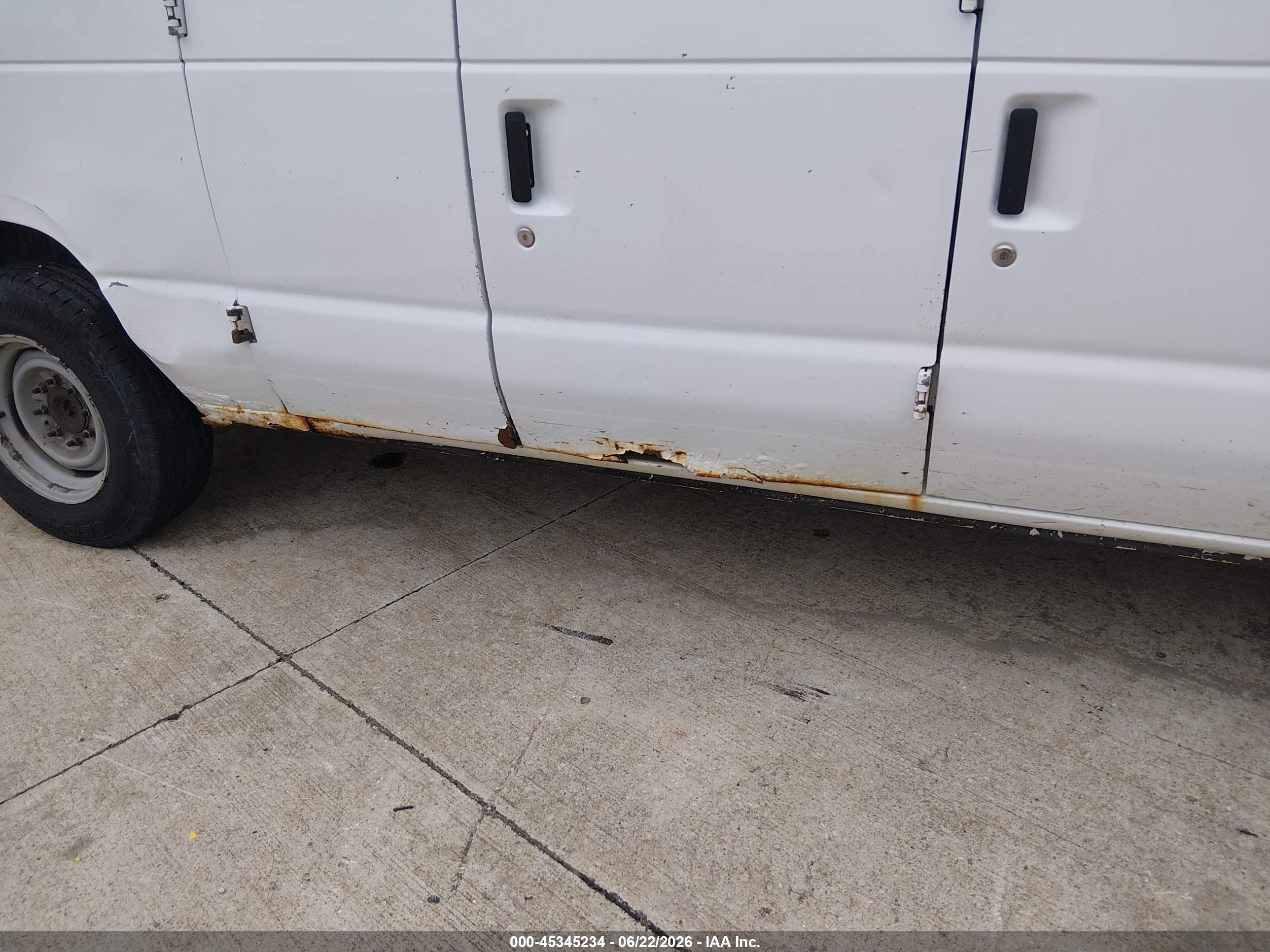 2012 Ford E-150 Commercial White vin: 1FTNE1EL9CDA50215