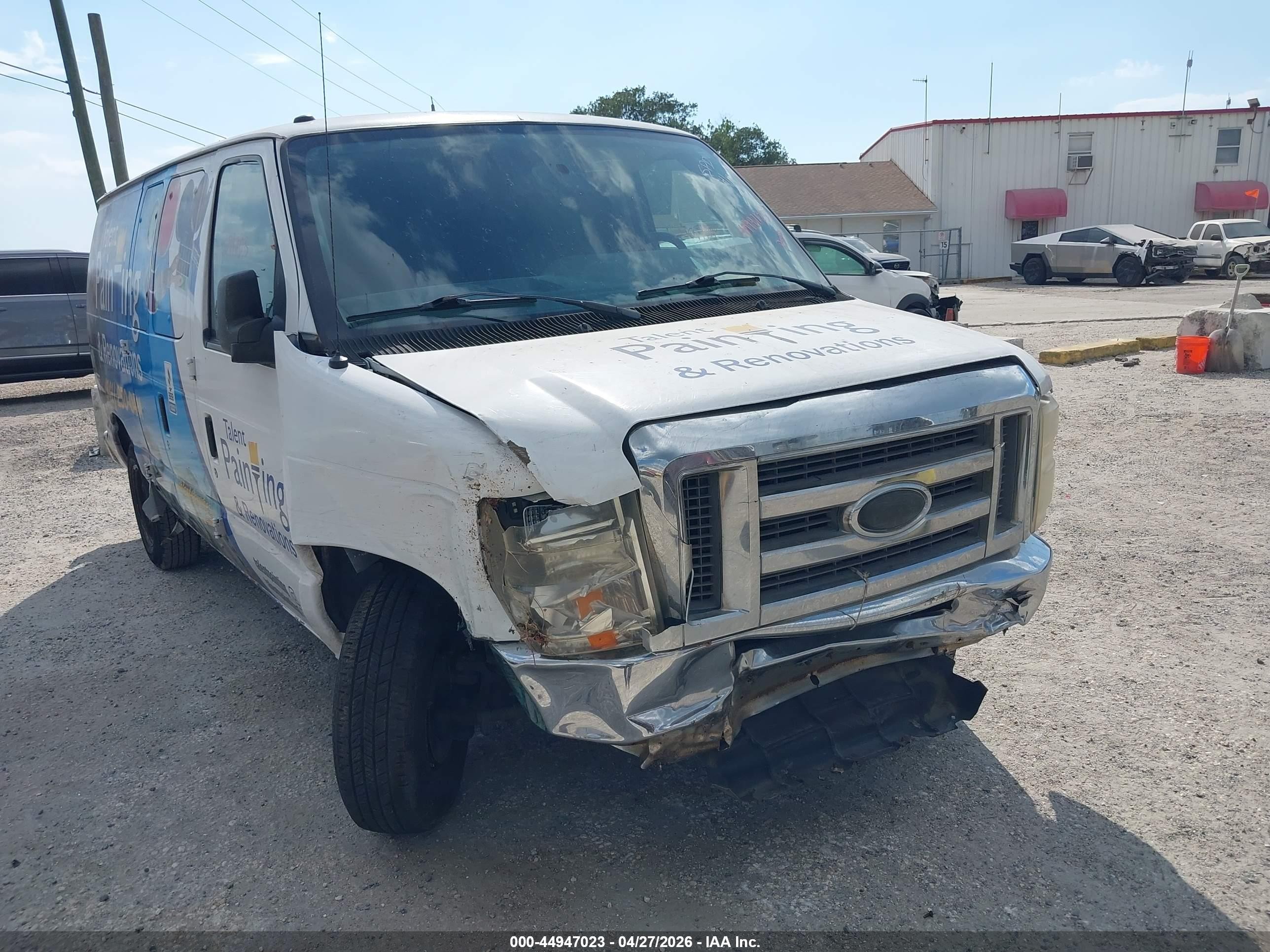 2010 Ford E-150 Commercial Белый vin: 1FTNE1EW0ADA04179