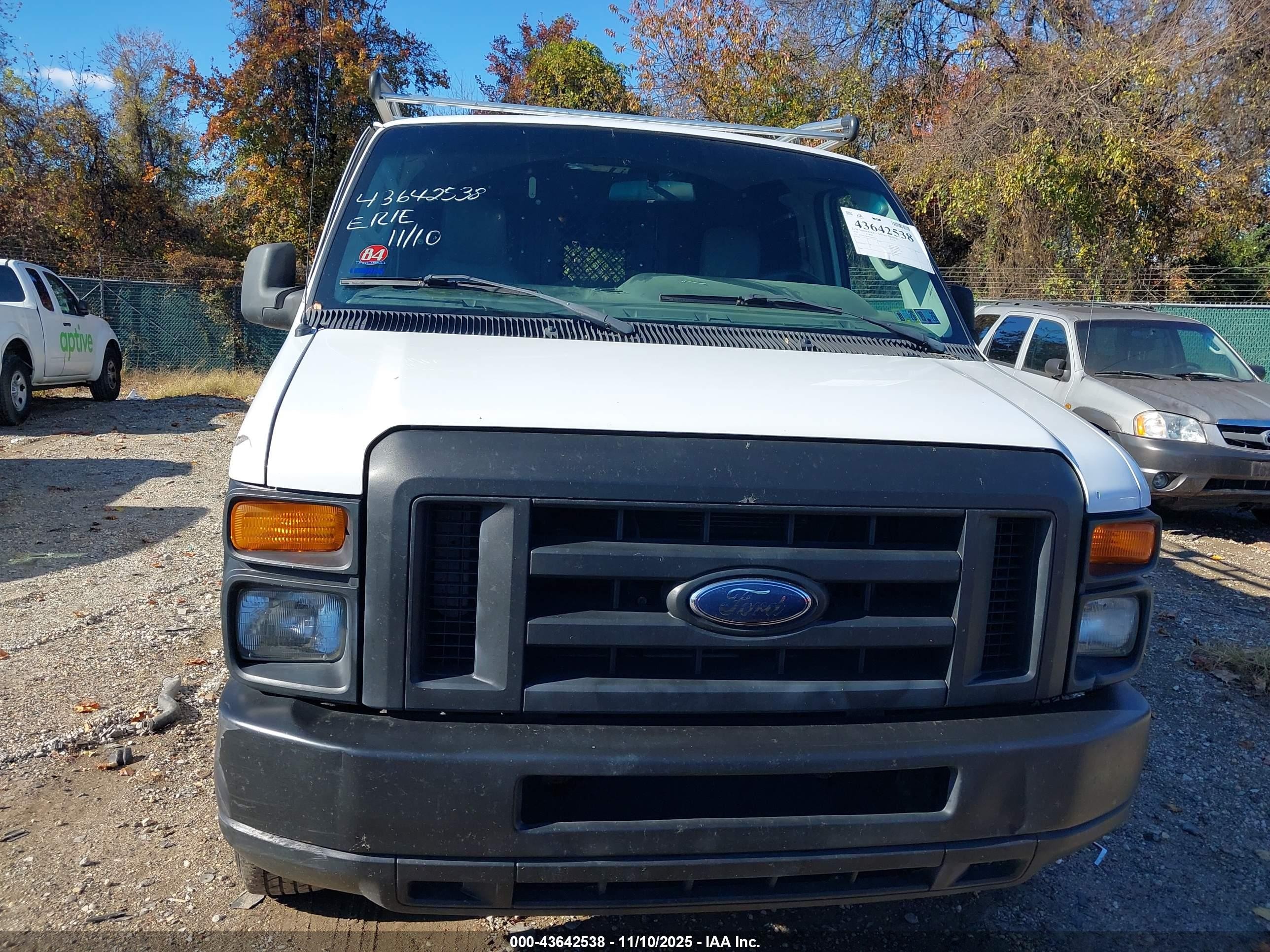 2010 Ford E-150 Commercial/recreational White vin: 1FTNE1EW0ADA14226