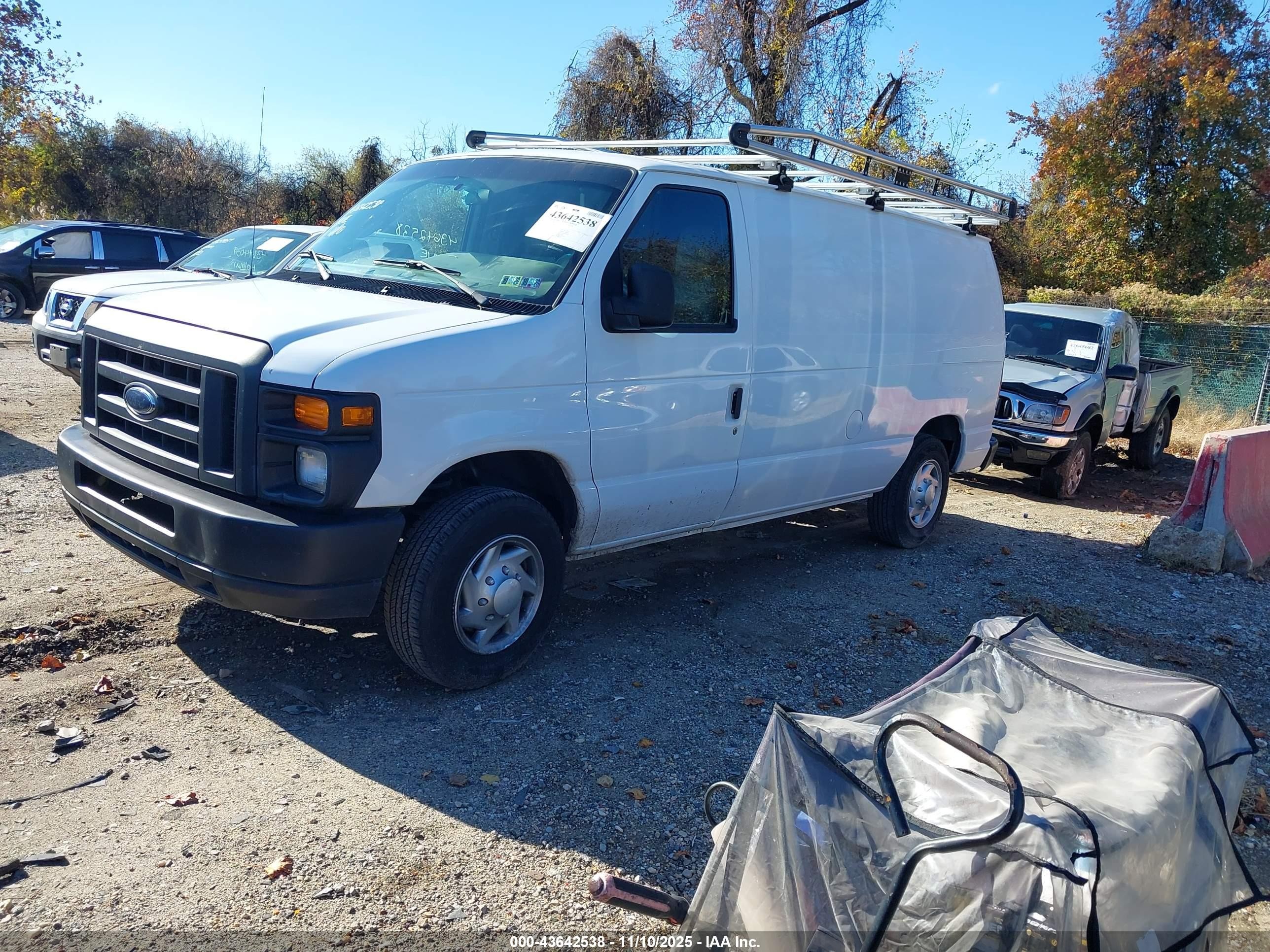 2010 Ford E-150 Commercial/recreational White vin: 1FTNE1EW0ADA14226