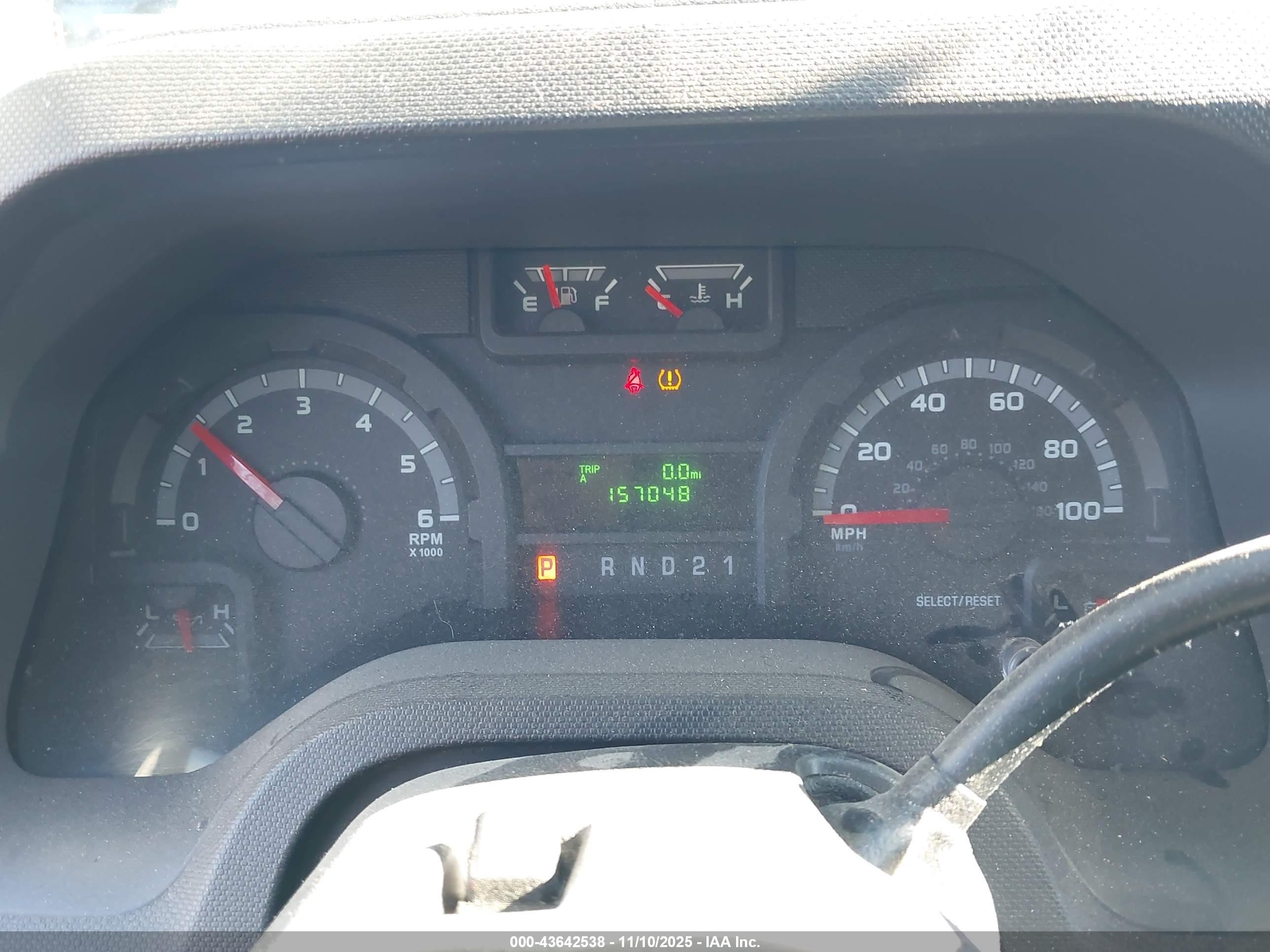 2010 Ford E-150 Commercial/recreational White vin: 1FTNE1EW0ADA14226